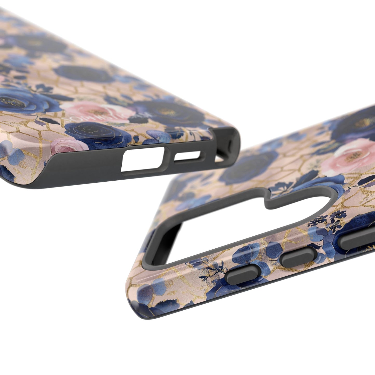 Royal Floral in Navy Blush - Tough Phone Case