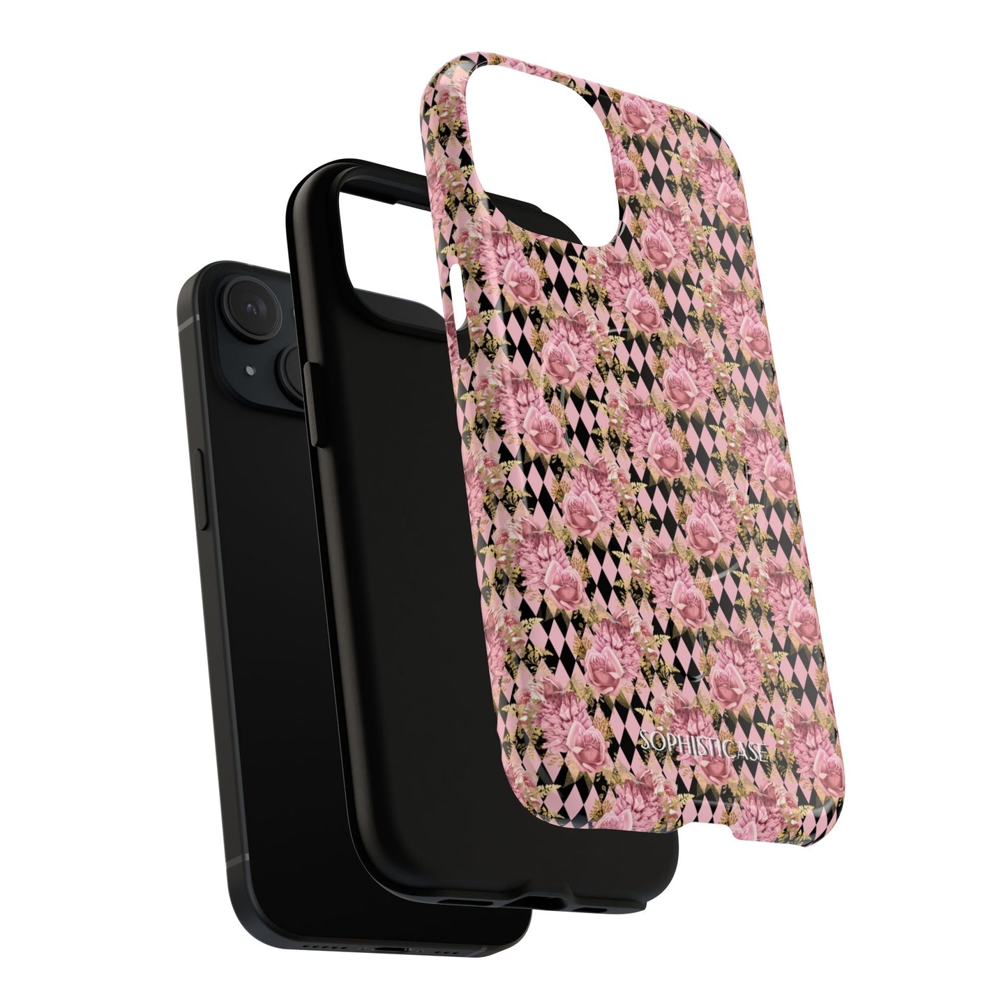 Rose Diamond Romance in Valentina - Magsafe Phone Case