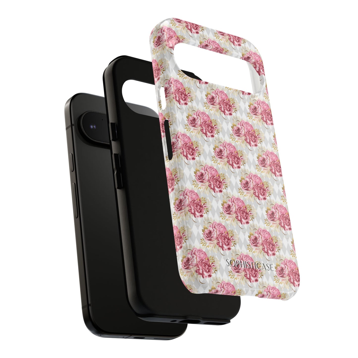 Rose Diamond Romance in Colette - Tough Phone Case