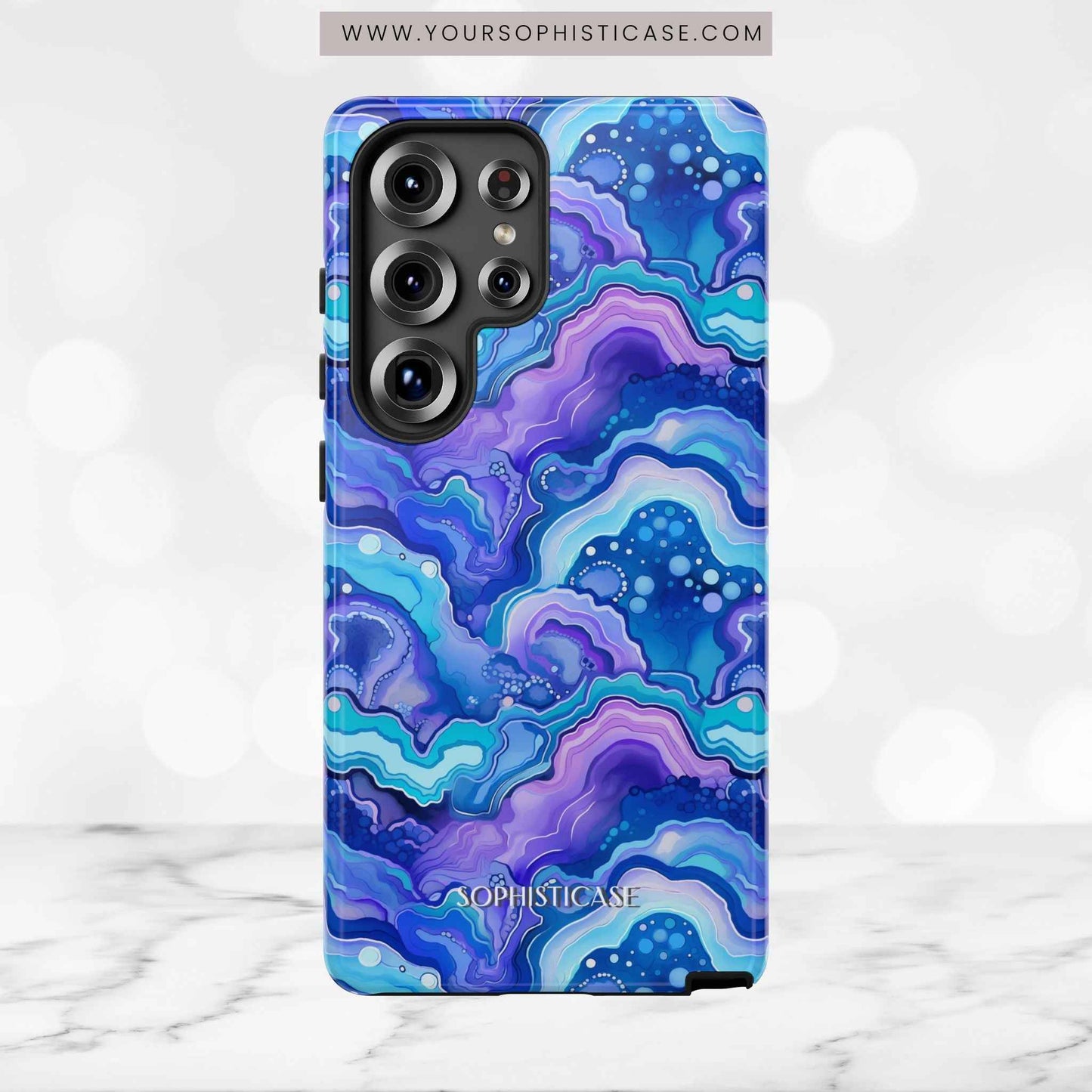 Nightstone in Lapis Wave - Tough Phone Case