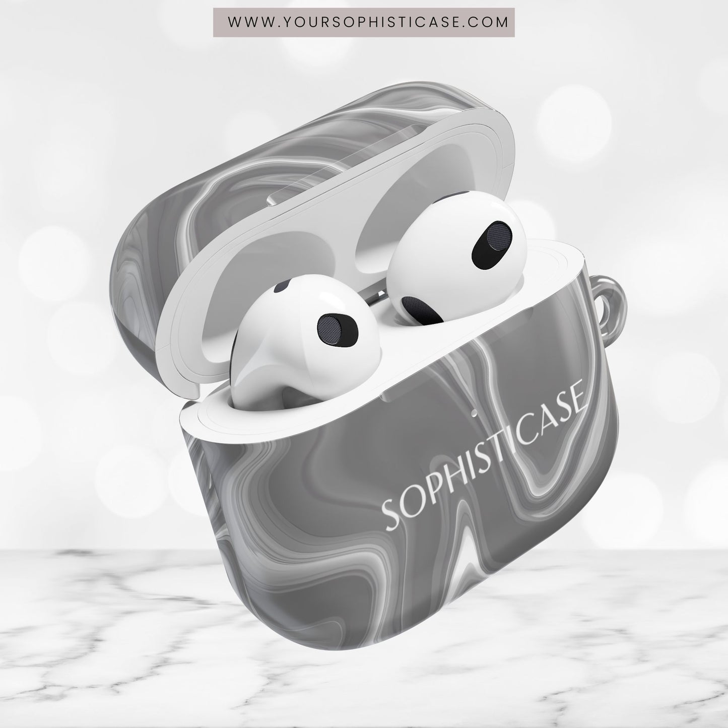 AirPod Cases - Liquid Dreams in Charcoal