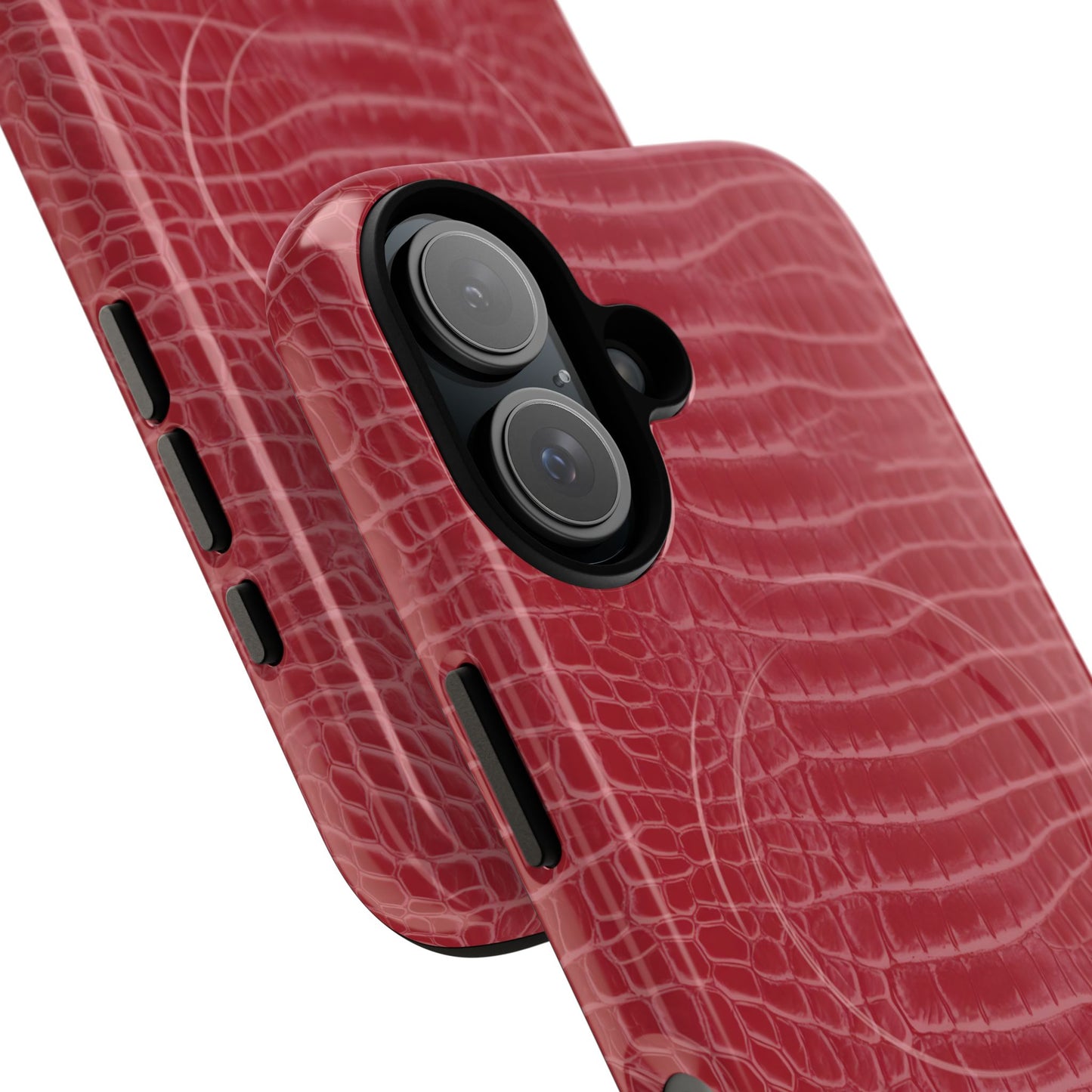 Luxe Leather in Cherry Red - Magsafe Case