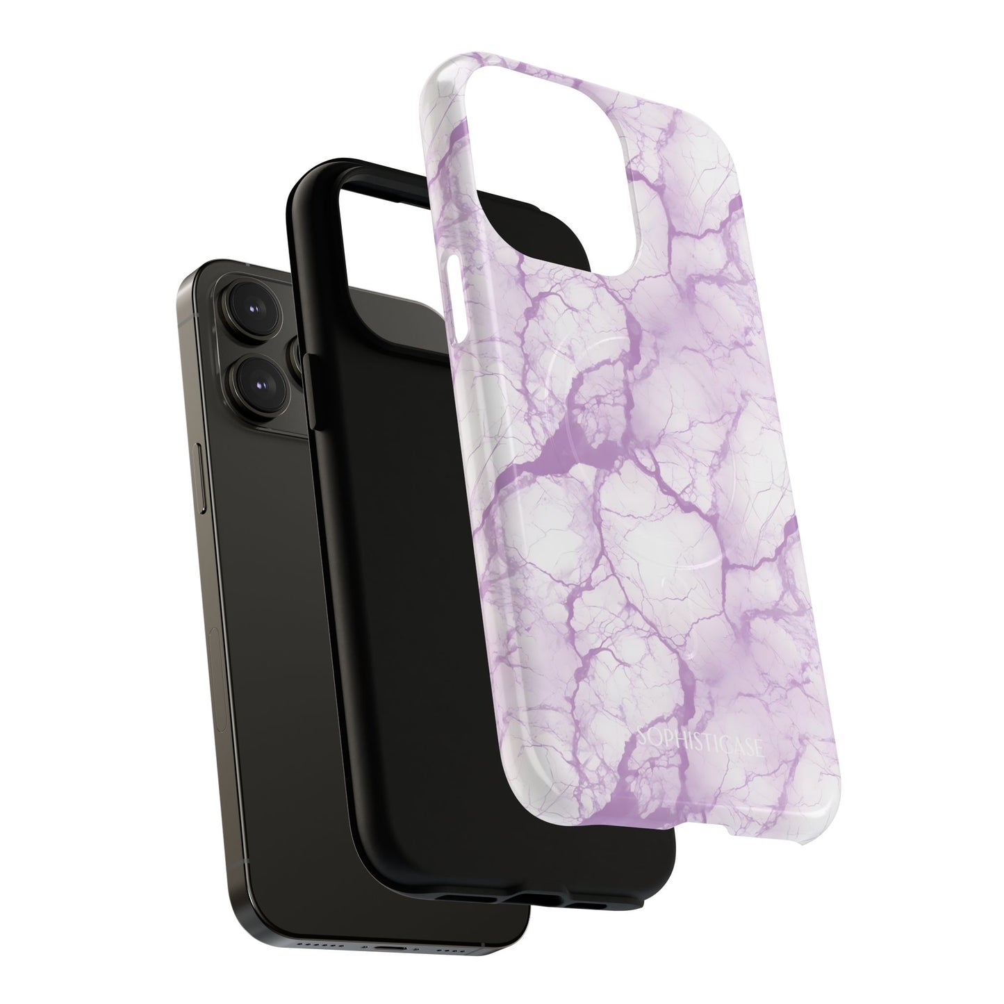 Marble Opulence in Purple - Magsafe Case