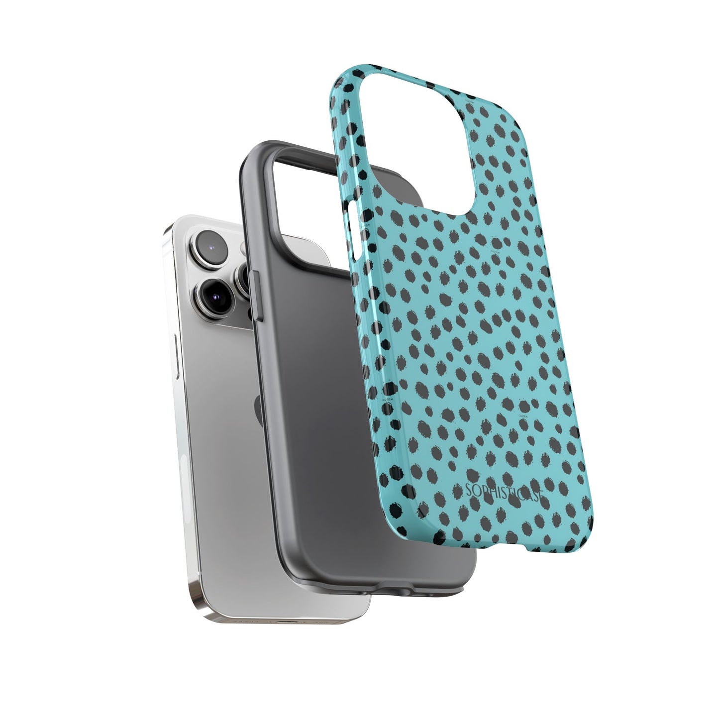 Cheetahs and Liars in Aqua - Tough Phone Case