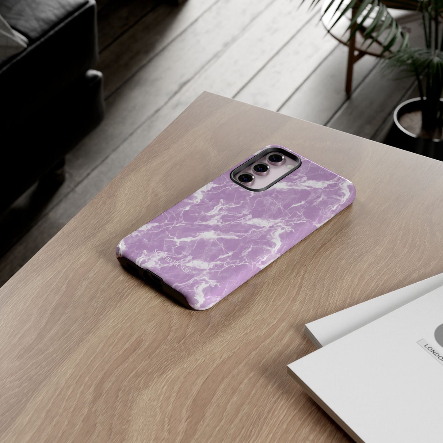 Marble Crush in Purple - Tough Phone Case