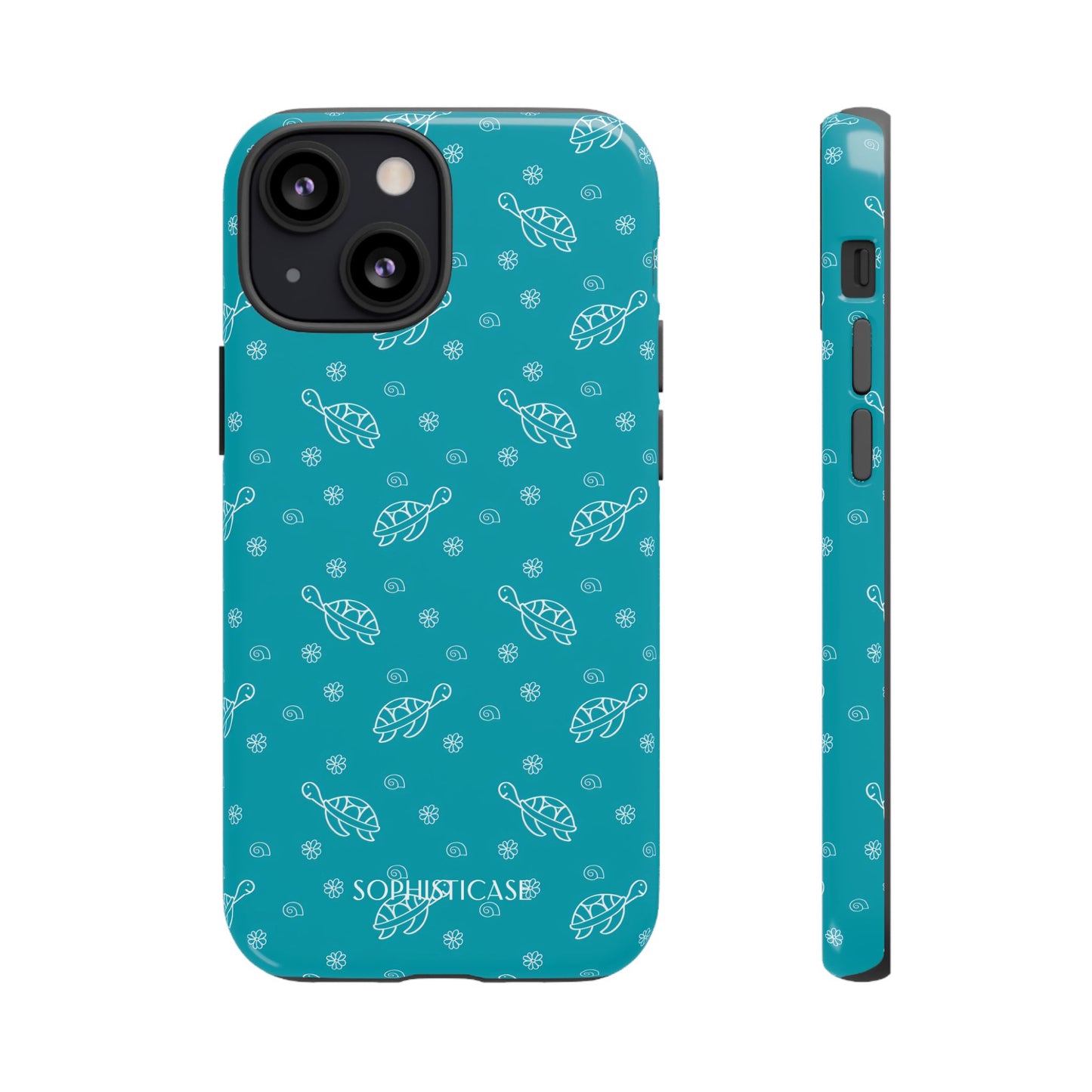 Turtle Island in Aqua - iPhone Magsafe Case