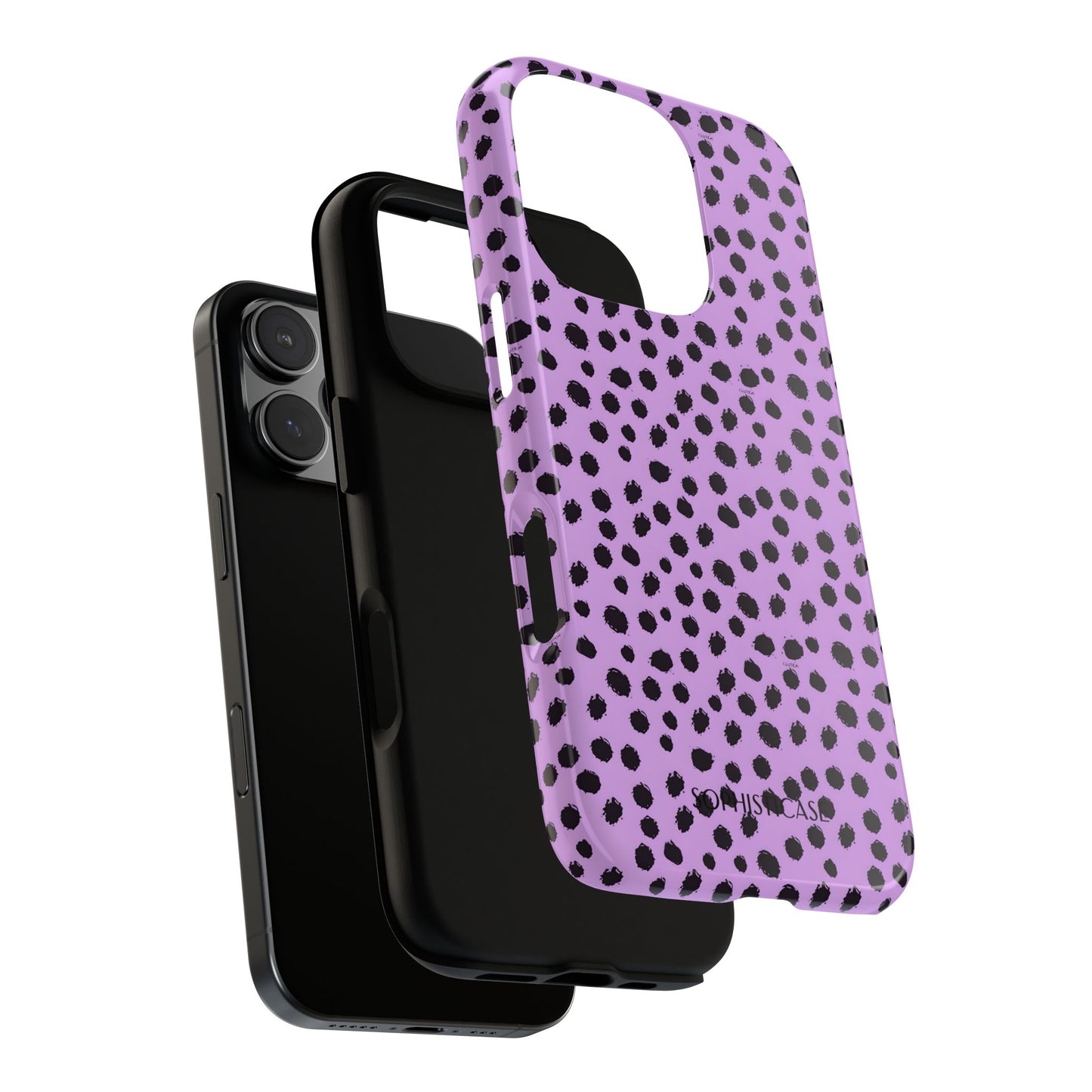 Cheetahs and Liars in Purple - iPhone Case