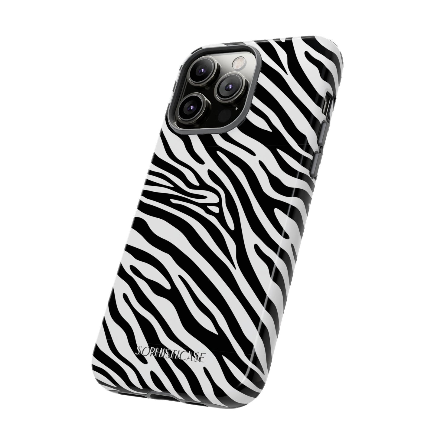 Dark Thoughts in Urban Zebra - Tough Phone Case