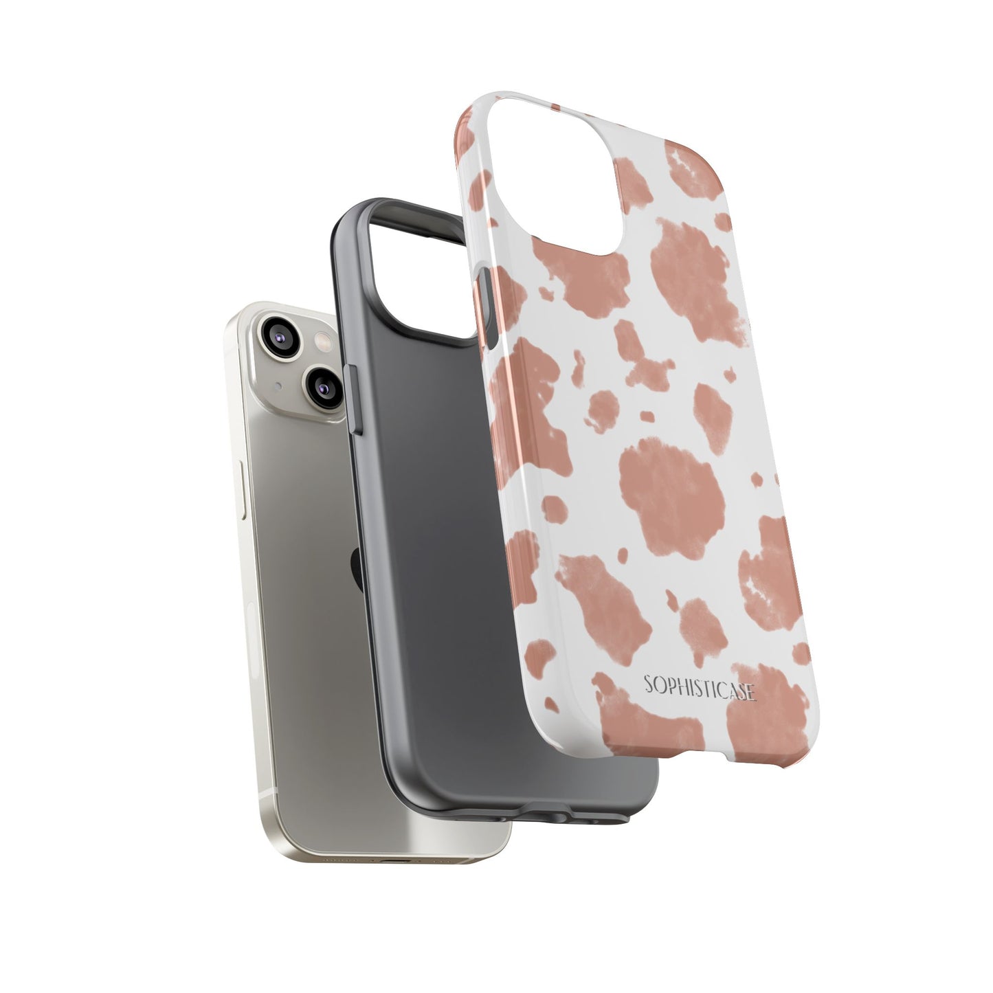 Holy Cow in Light Brown - iPhone Case