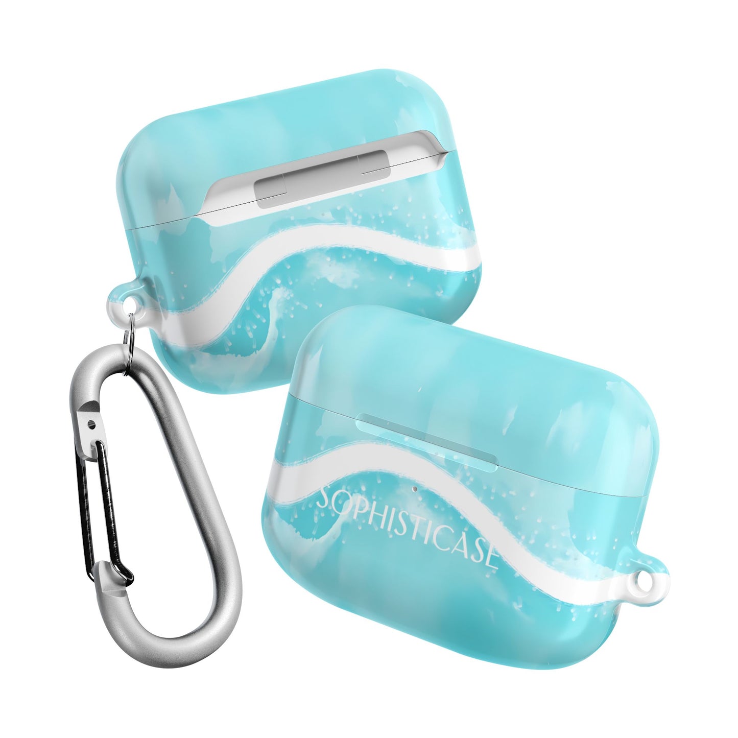 AirPod Cases - Serenity in Aqua