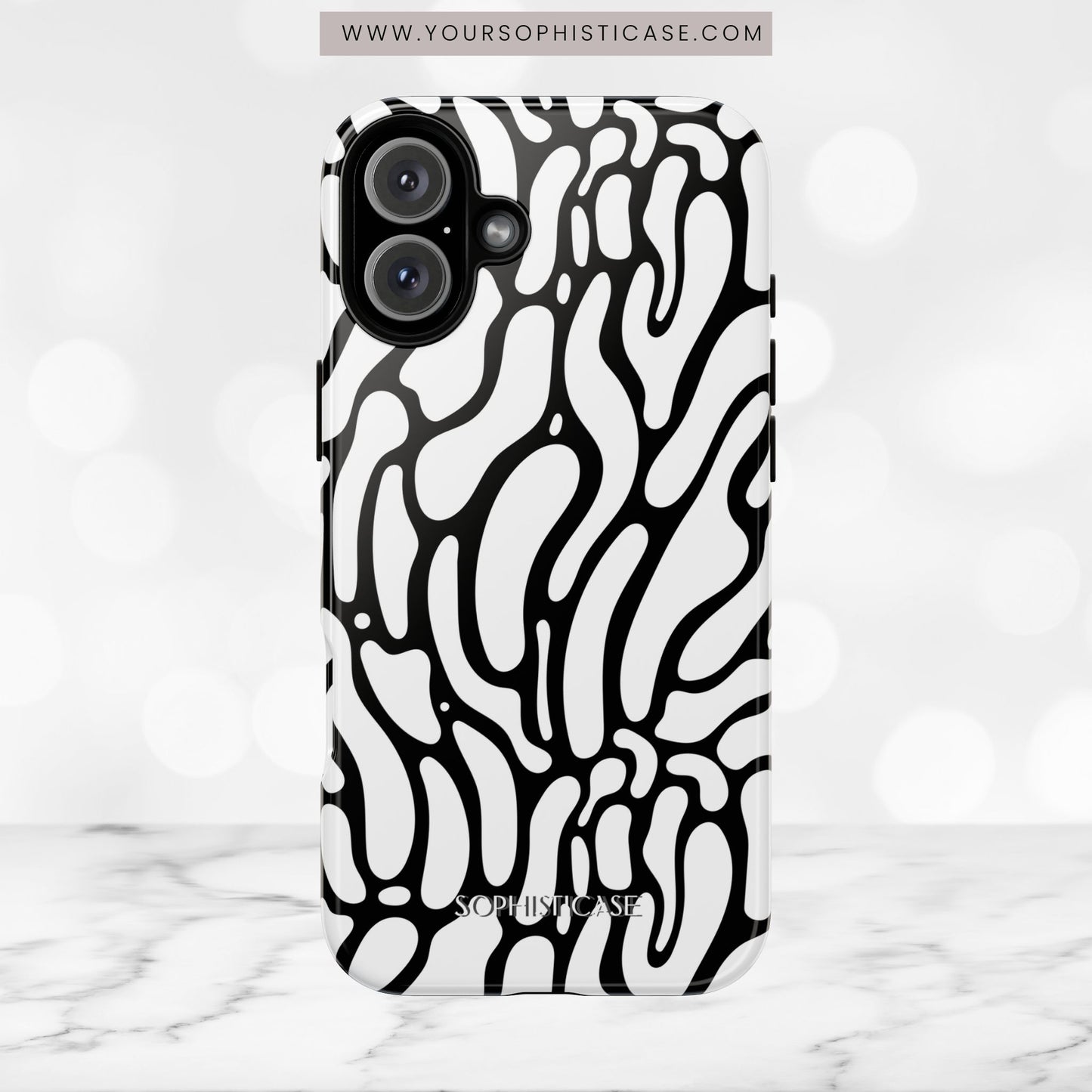 Dark Thoughts in Onyx - Tough Phone Case