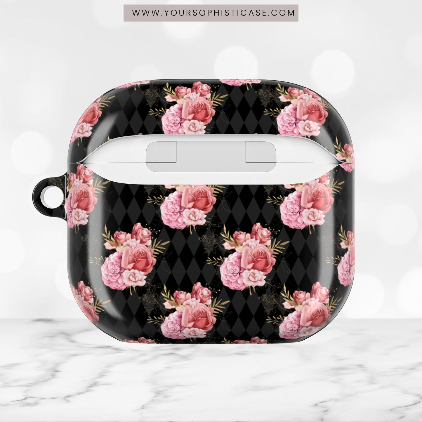 AirPod Cases - Rose Diamond Romance in Vivienne