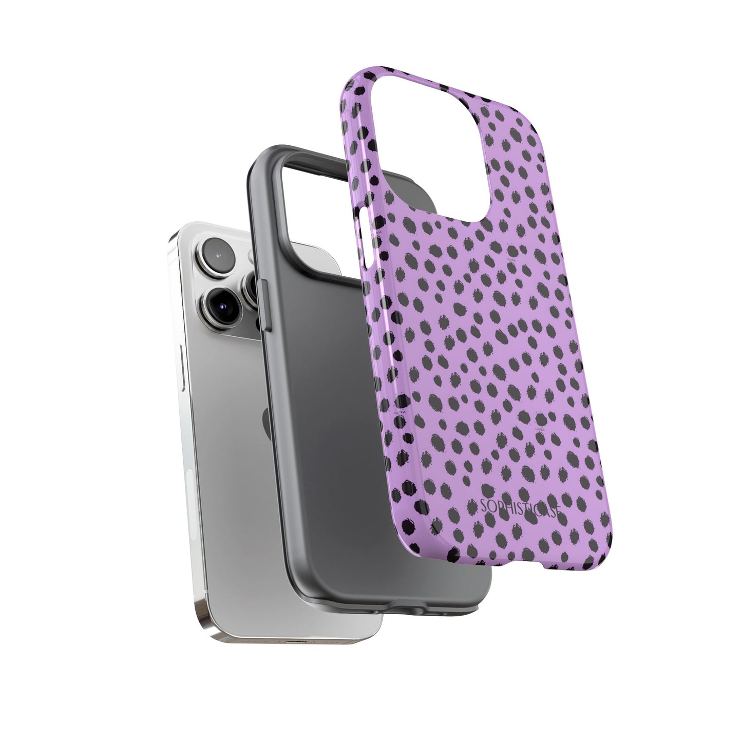 Cheetahs and Liars in Purple - iPhone Case