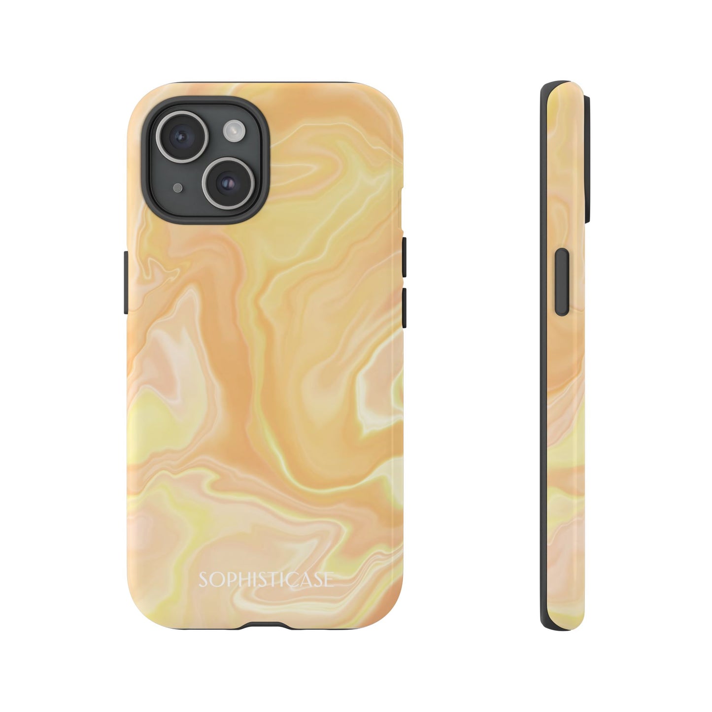 Liquid Magic in Yellow Haze - iPhone Case
