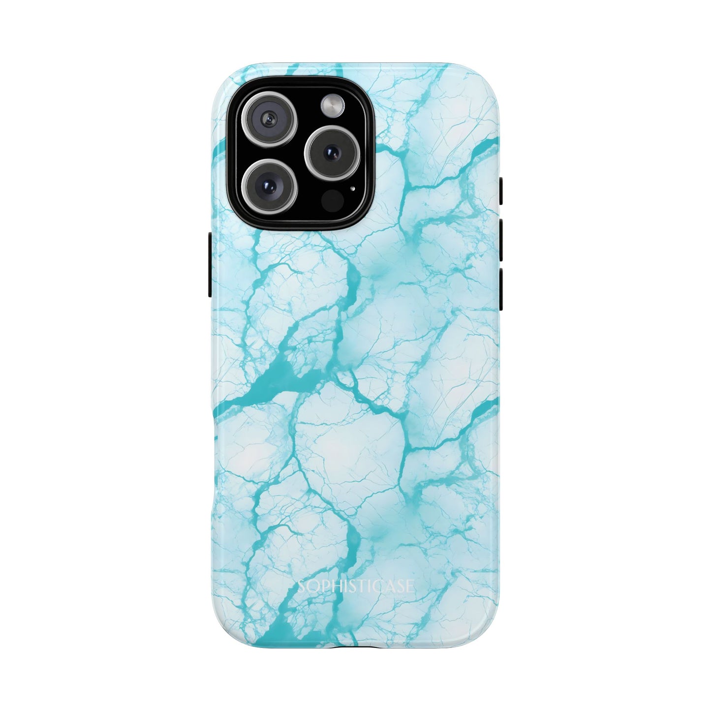 Marble Opulence in Aqua - iPhone Magsafe Case