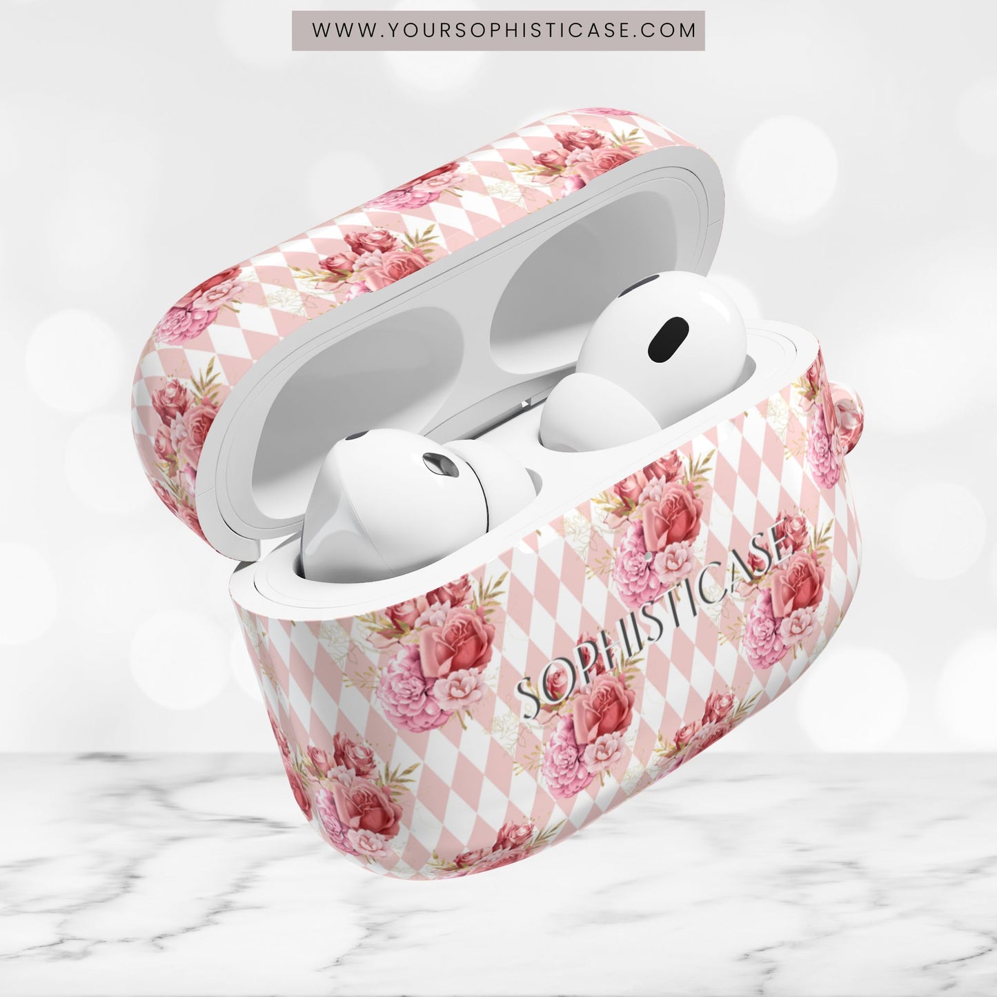AirPod Cases - Rose Diamond Romance in Juliette