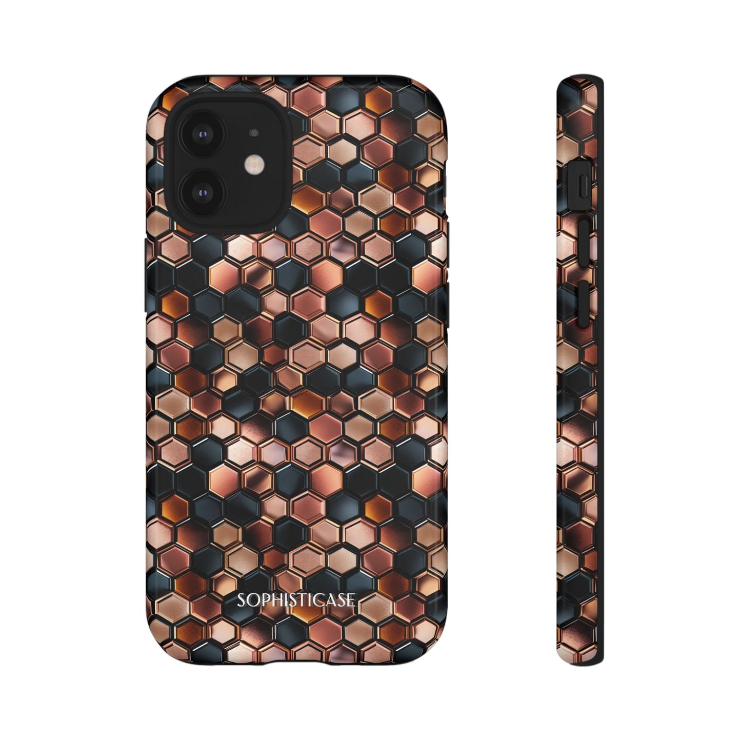 Rose' Runway in Honeycomb Mosaic - Tough Phone Case