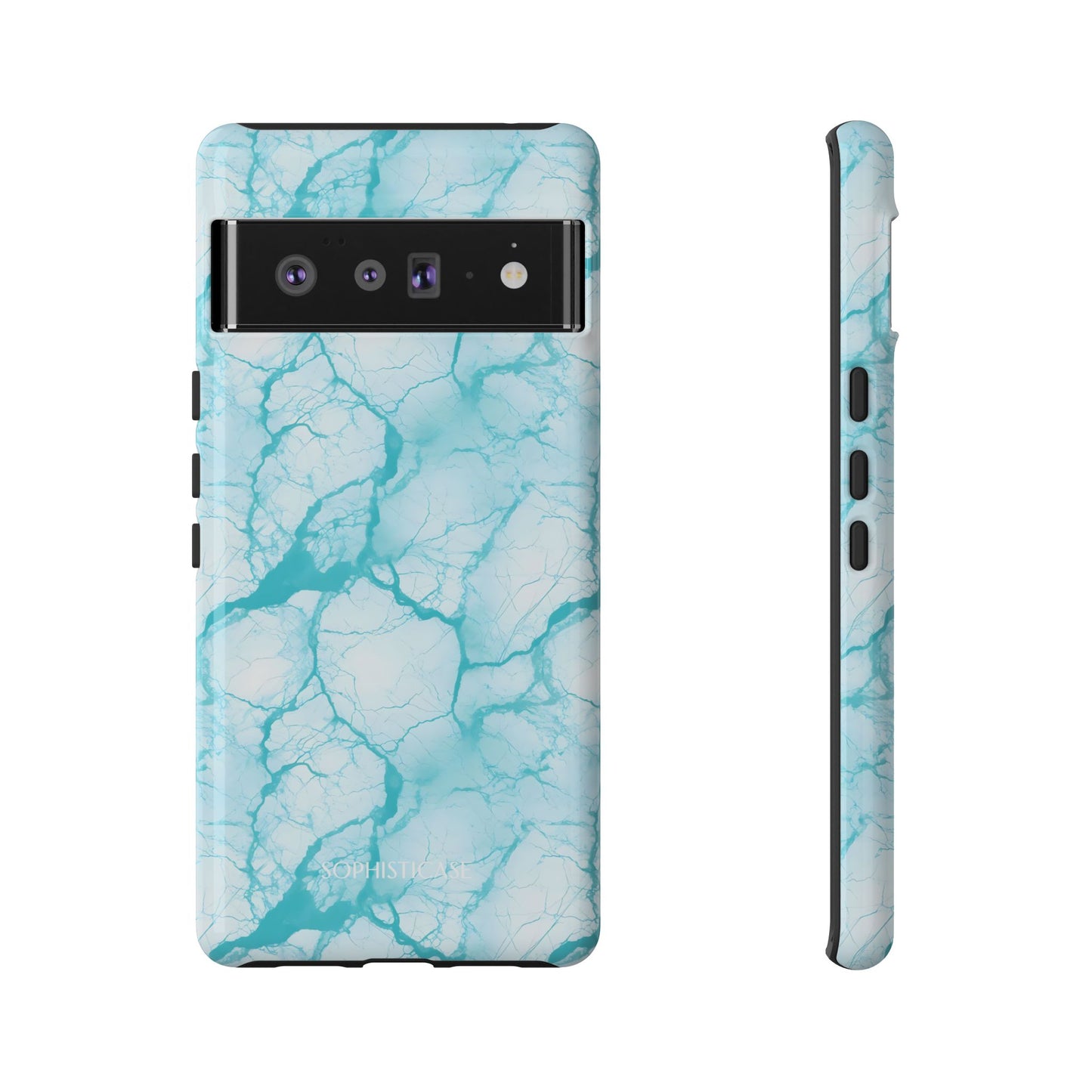 Marble Opulence in Aqua - Google Pixel Case
