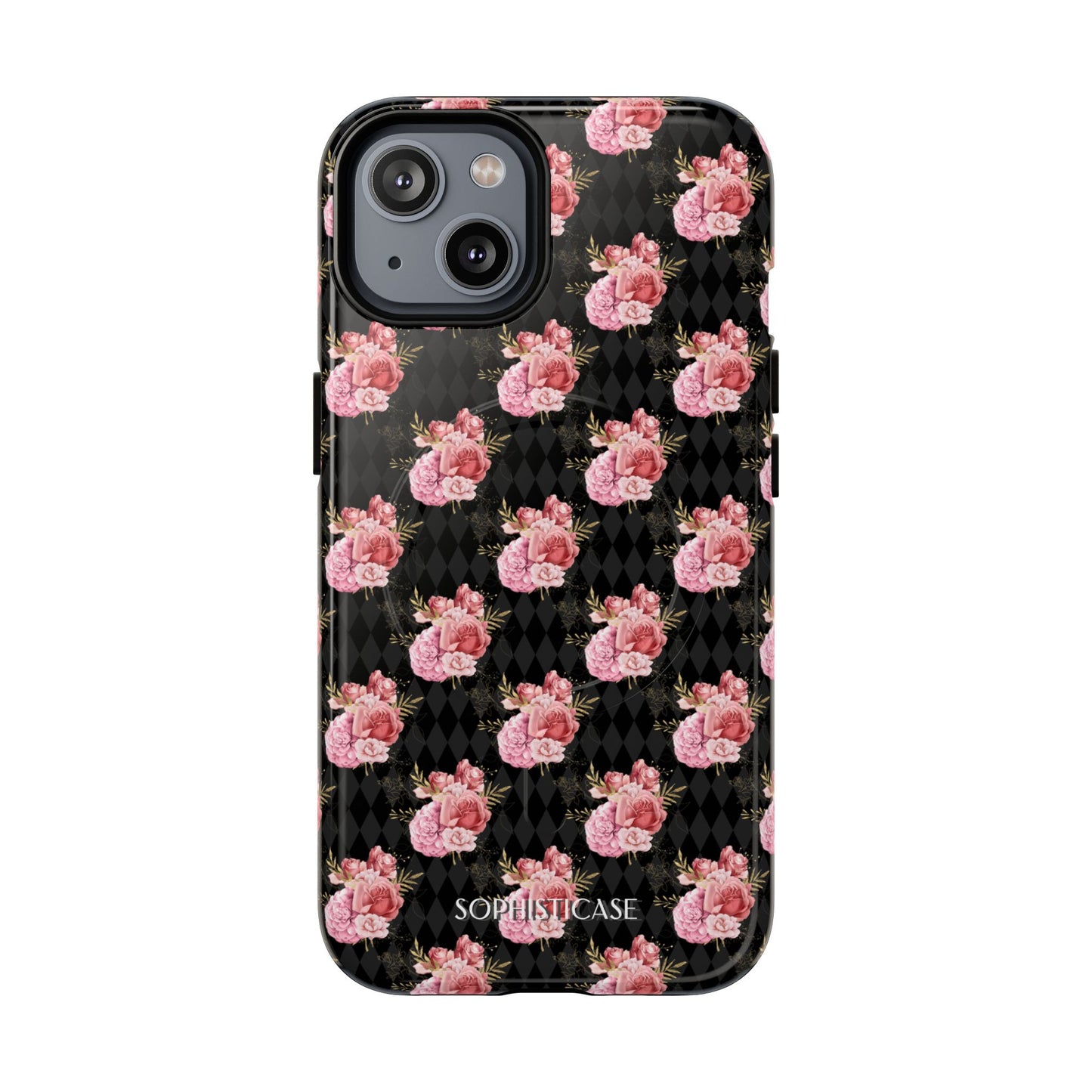 Rose Diamond Romance in Vivienne - Magsafe Phone Case