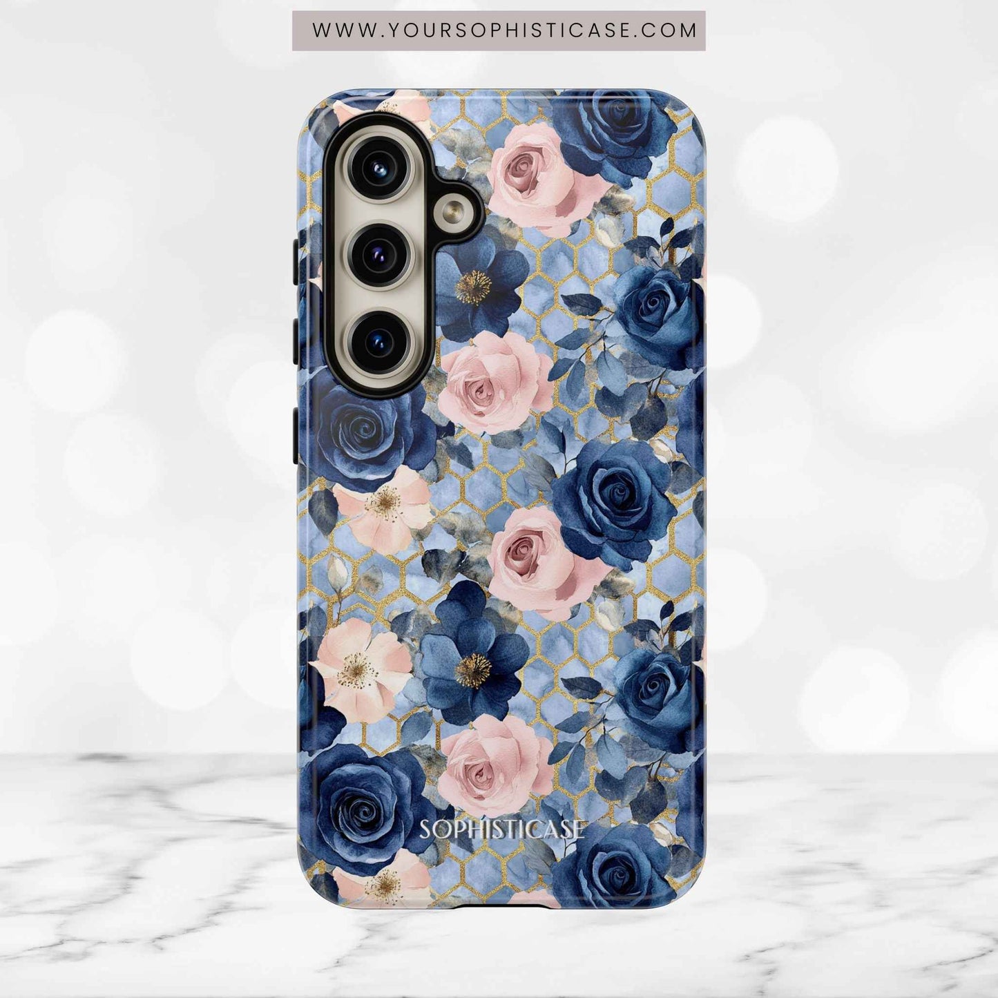 Royal Floral in Gilded Sky - Tough Phone Case