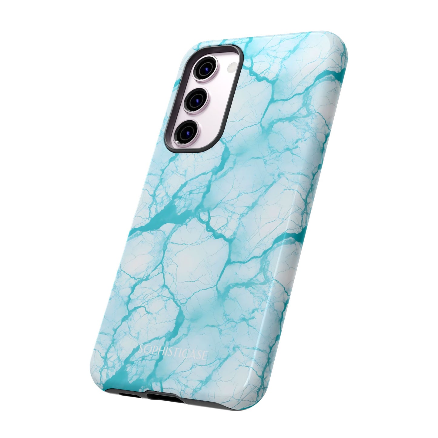 Marble Opulence in Aqua - Tough Phone Case