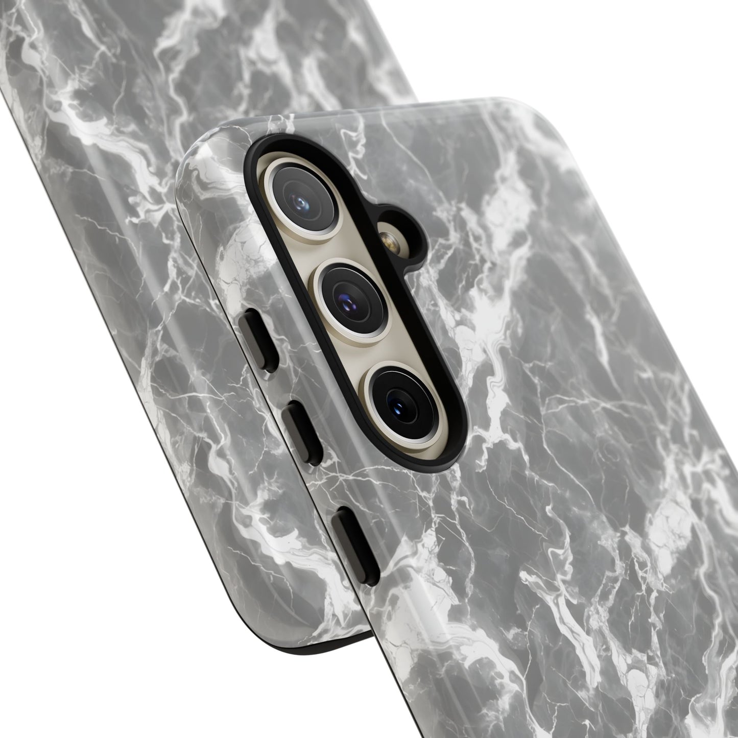 Marble Crush in Charcoal Grey - Tough Phone Case