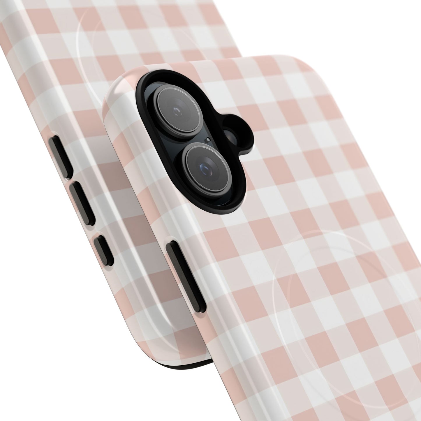 Gingham in Neutral Beige - Magsafe Case