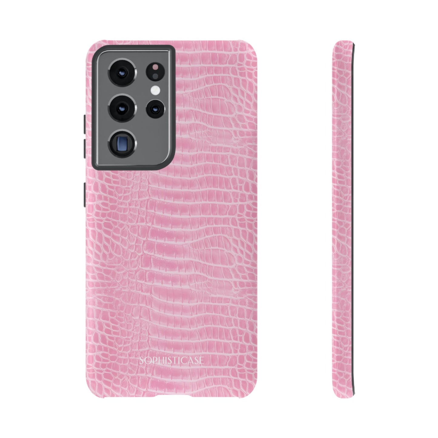 Luxe Leather in Pink - Tough Phone Case