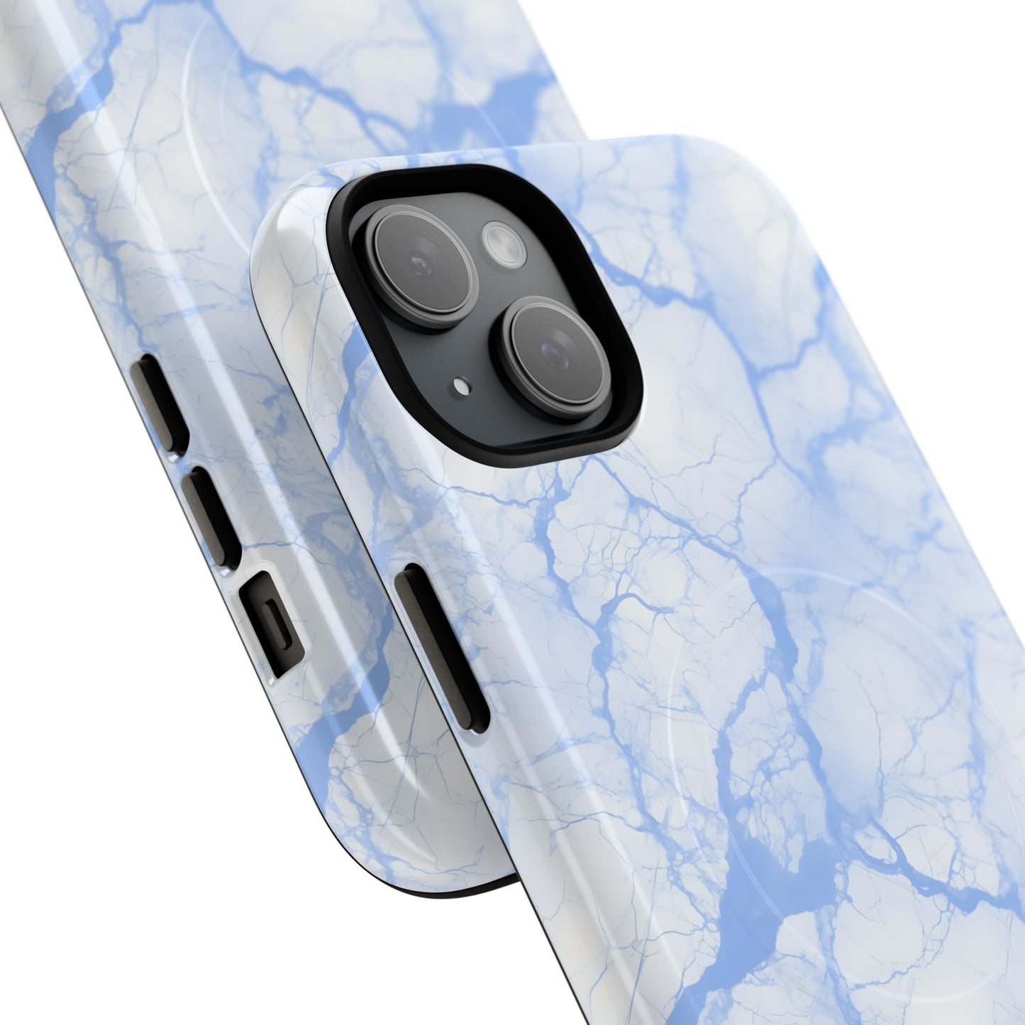 Marble Opulence in Blue - Magsafe Case