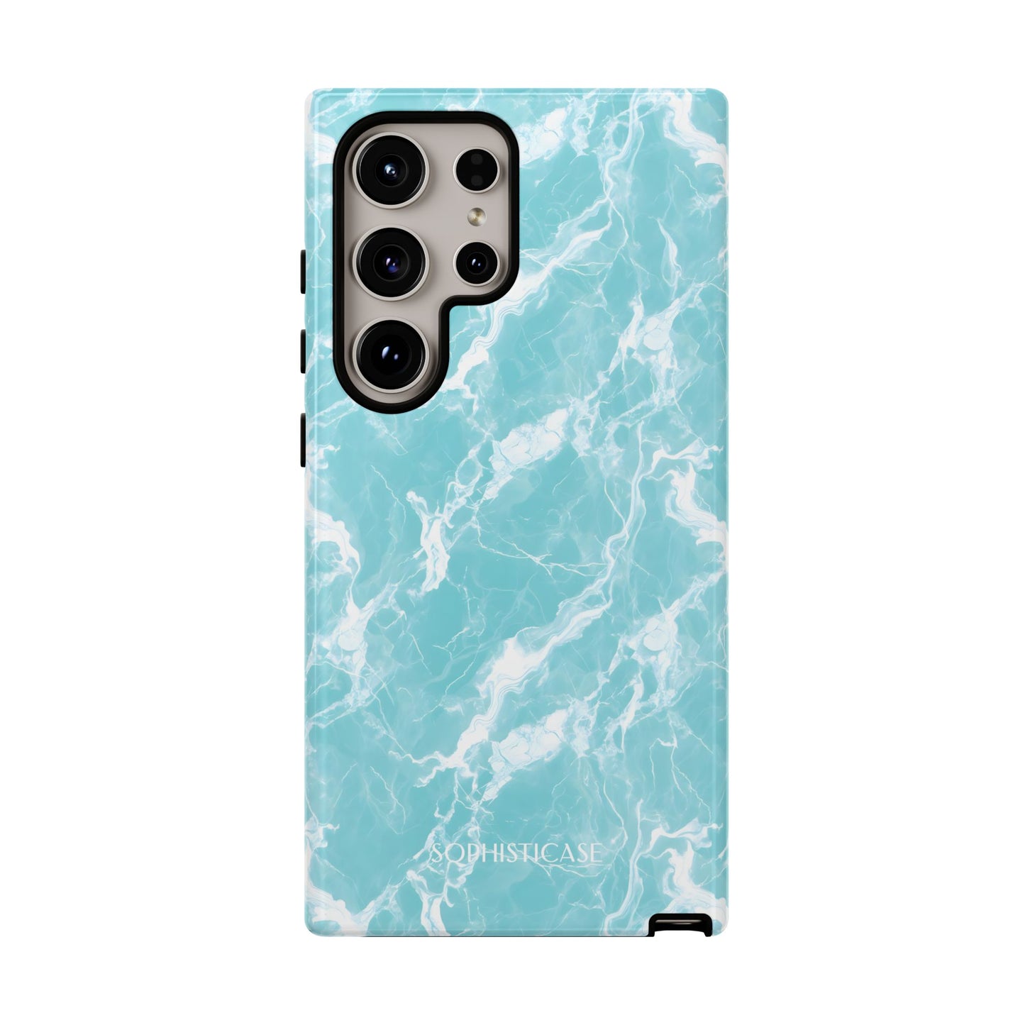 Marble Crush in Aqua - Samsung Galaxy Case
