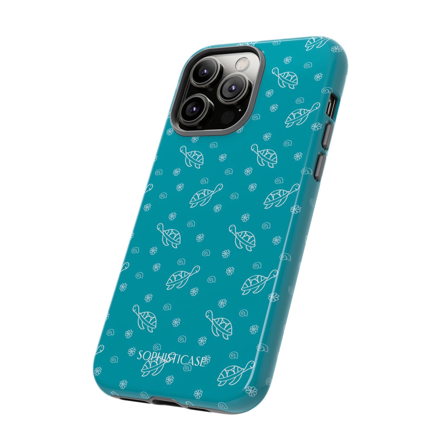 Turtle Island in Aqua - iPhone Magsafe Case