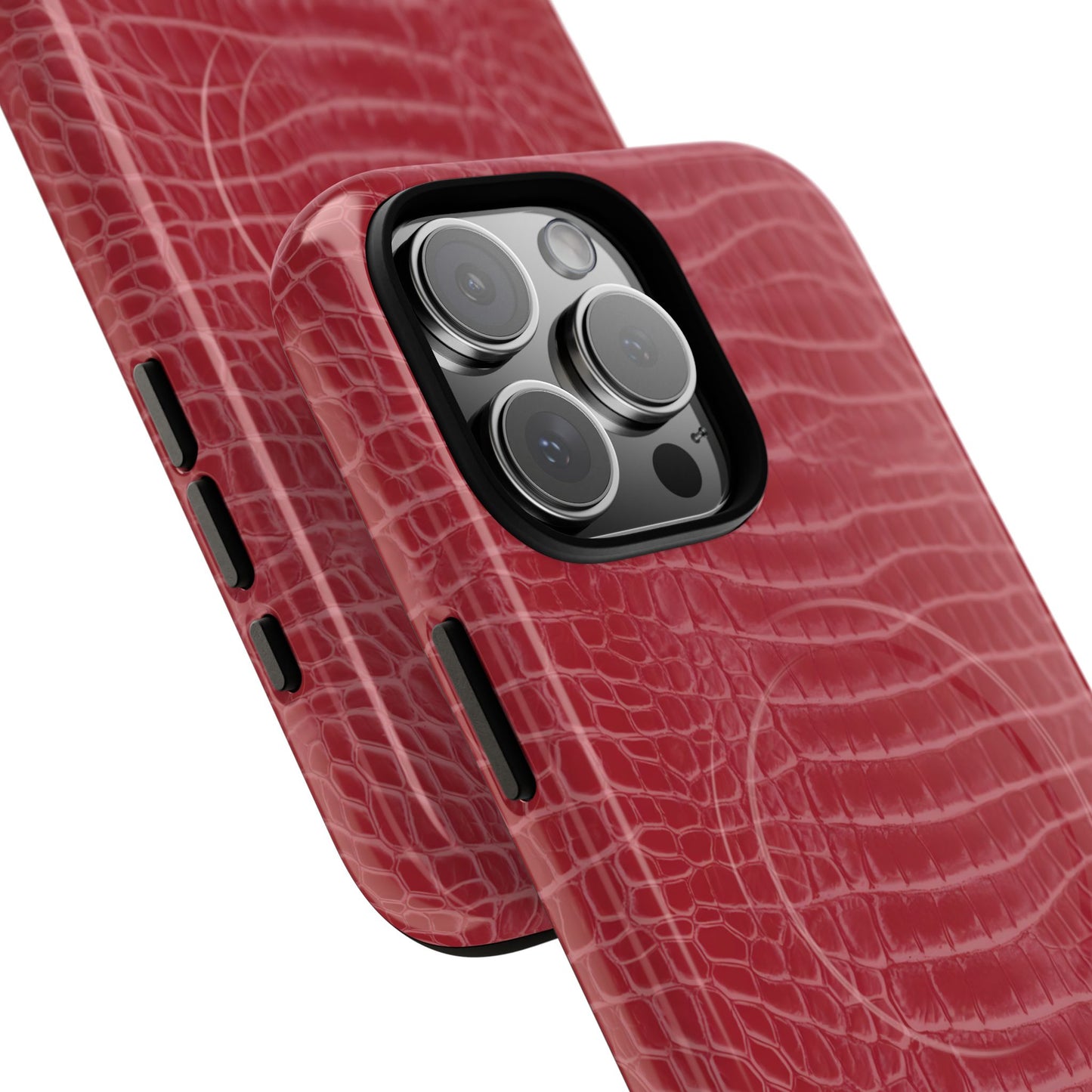 Luxe Leather in Cherry Red - Magsafe Case