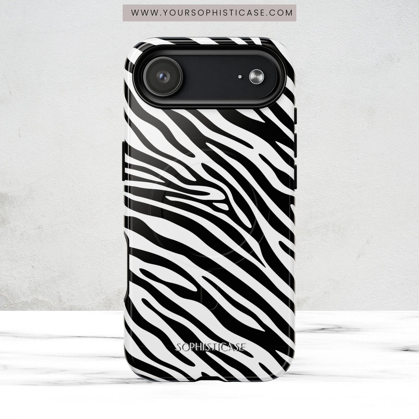 Dark Thoughts in Urban Zebra - Magsafe Case