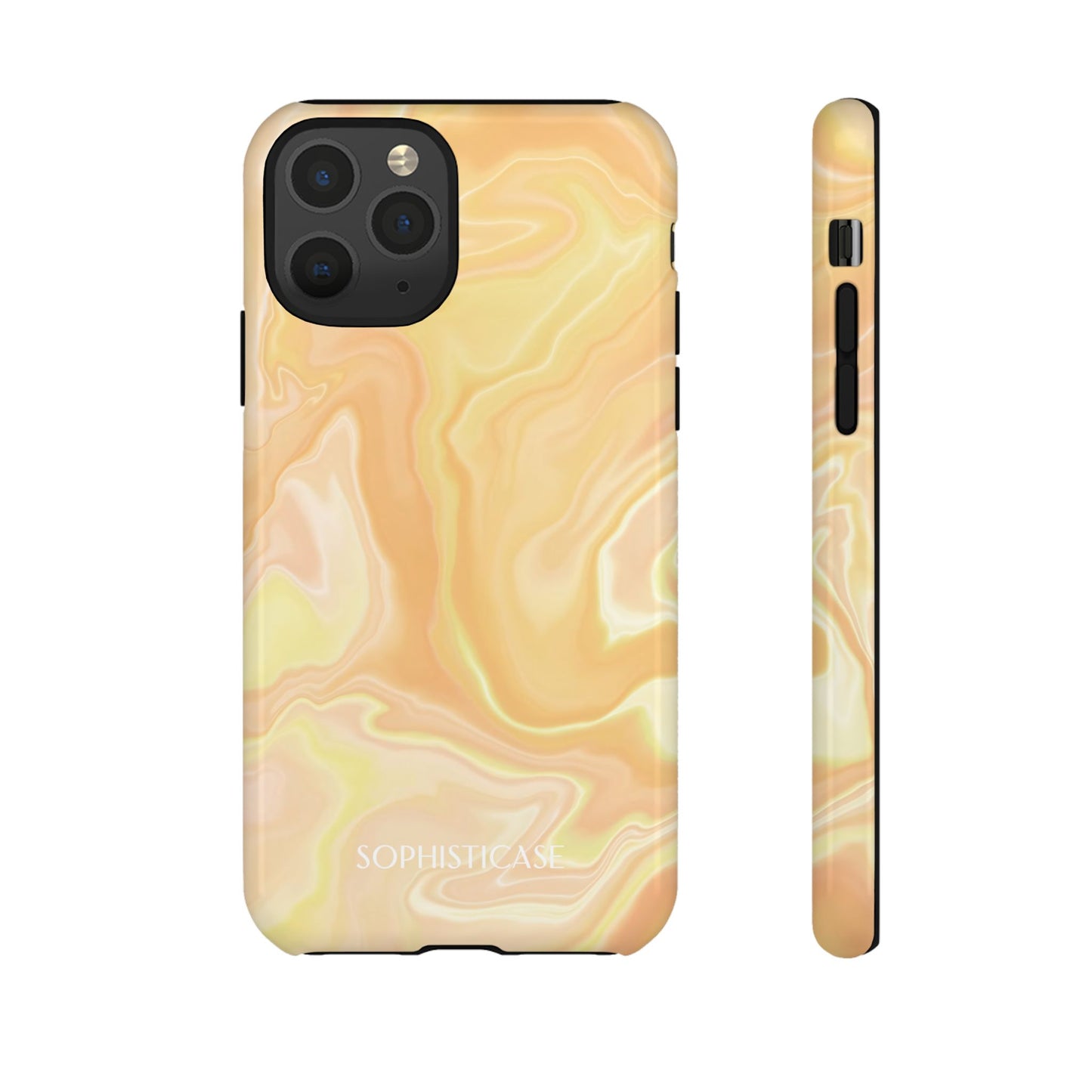 Liquid Magic in Yellow Haze - Protective Phone Case for iPhone