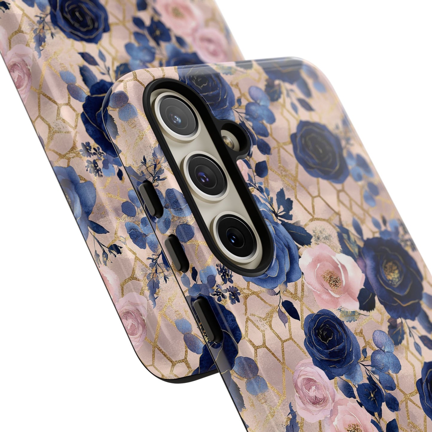 Royal Floral in Navy Blush - Tough Phone Case