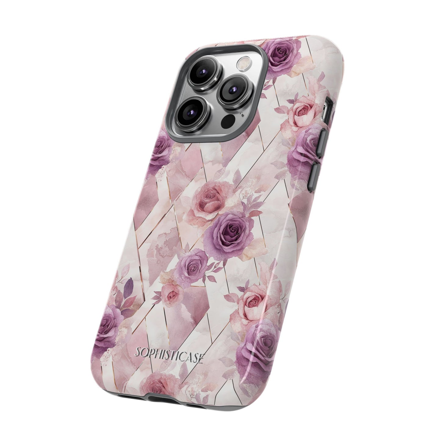Royal Floral in Mauve Rose - Tough Phone Case