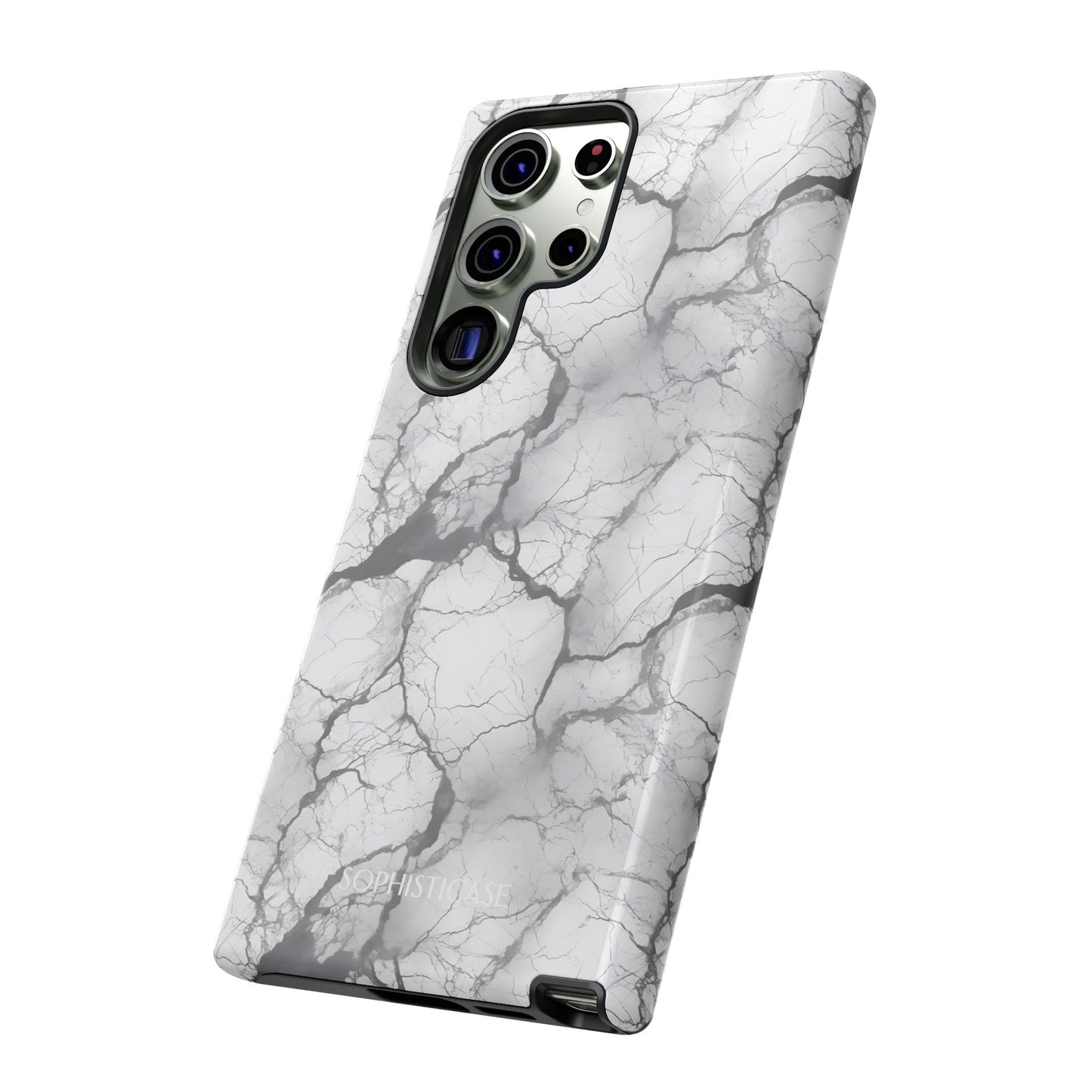 Marble Opulence in Charcoal Grey - Samsung Galaxy Case