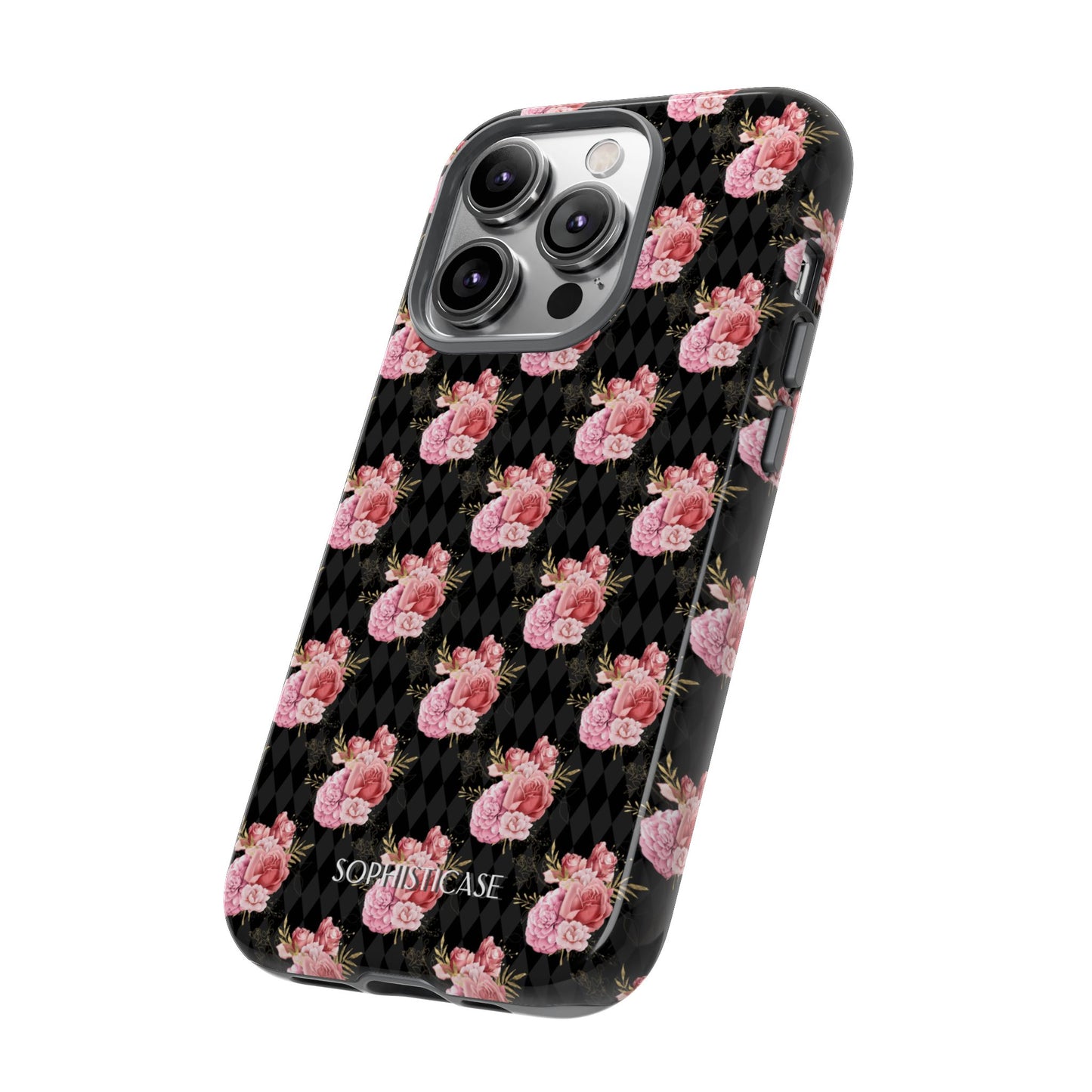 Rose Diamond Romance in Vivienne - iPhone Case