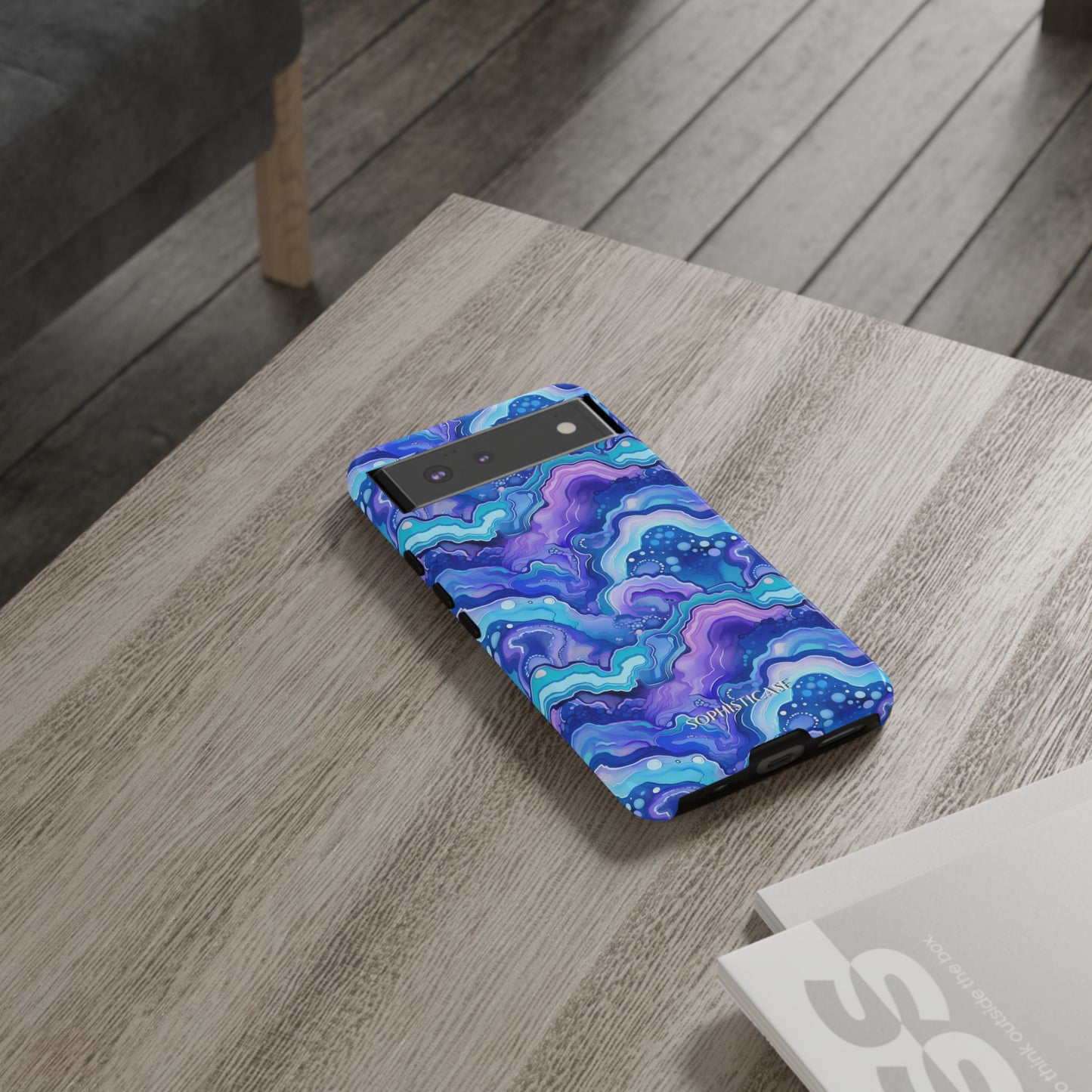 Nightstone in Lapis Wave - Tough Phone Case