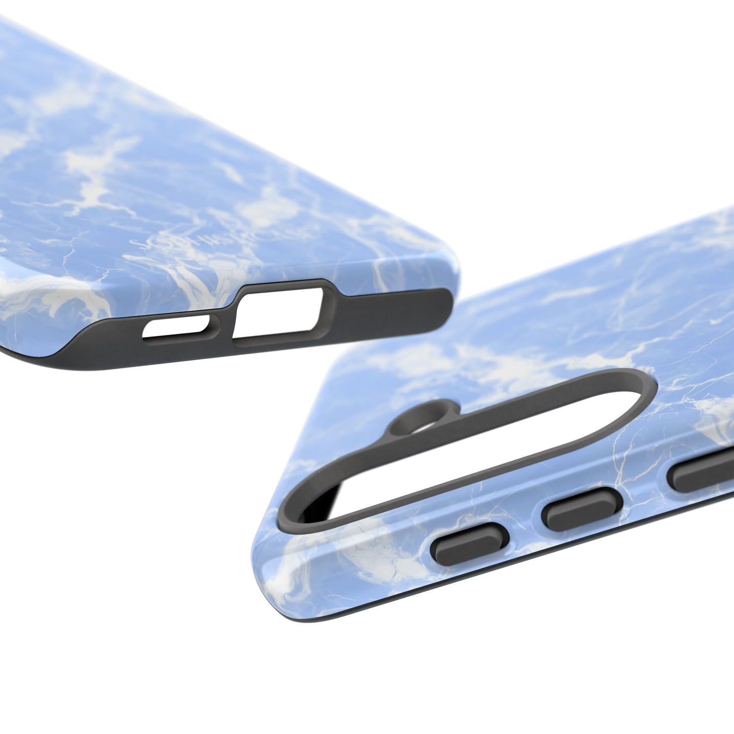 Marble Crush in Blue - Tough Phone Case