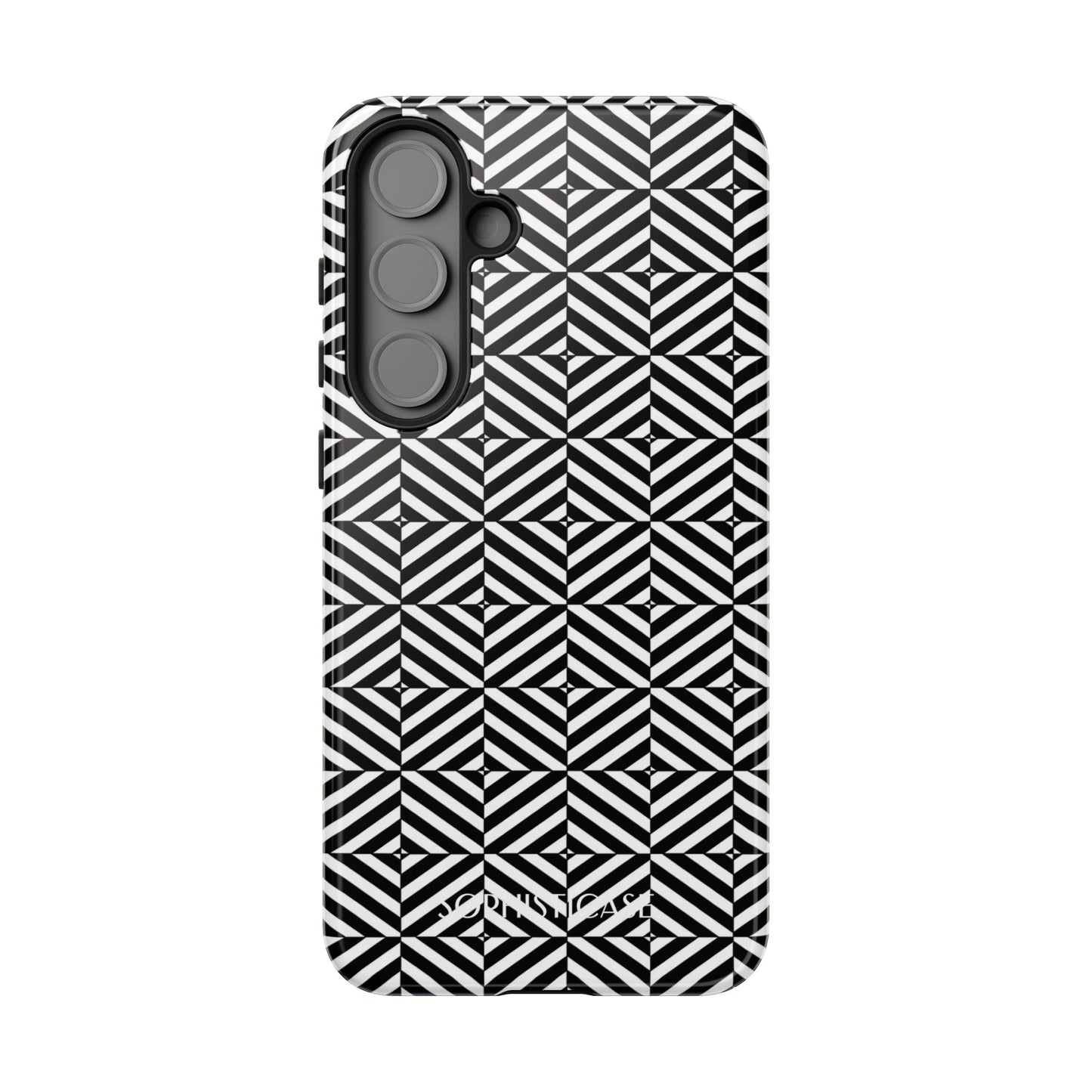 Illusions in Black - Tough Phone Case for Samsung Galaxy