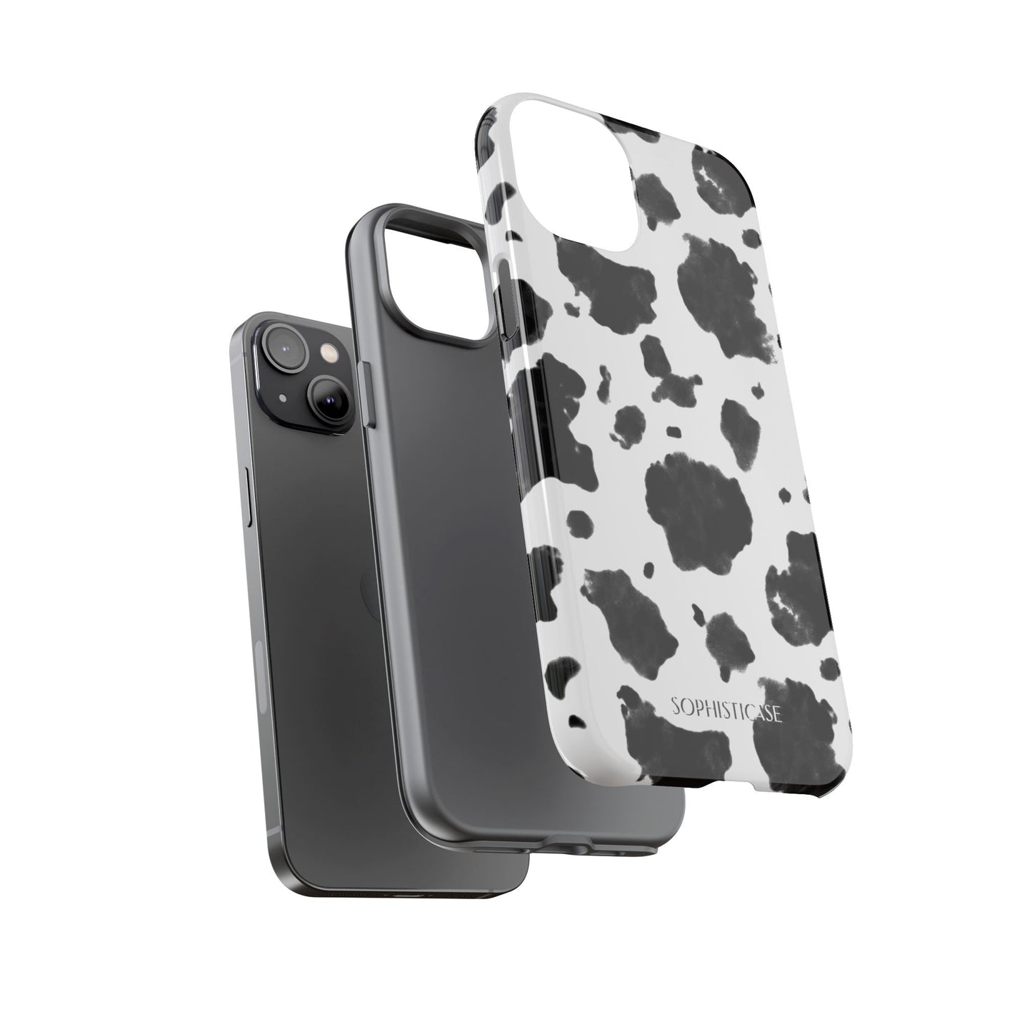 Holy Cow in Black - iPhone Case