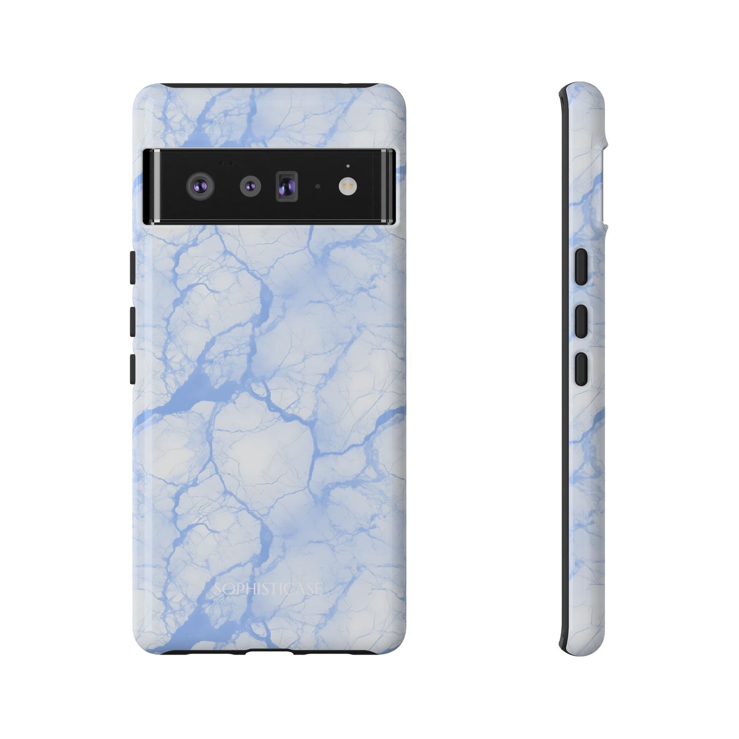 Marble Opulence in Blue - Tough Phone Case