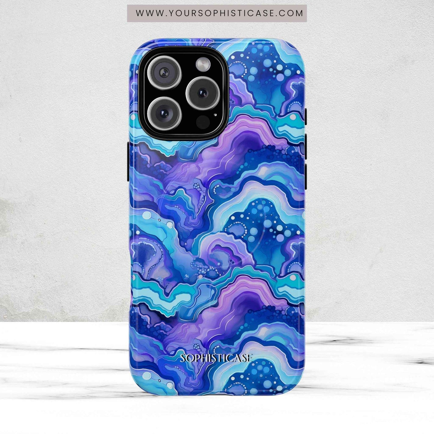 Nightstone in Lapis Wave - Magsafe Case