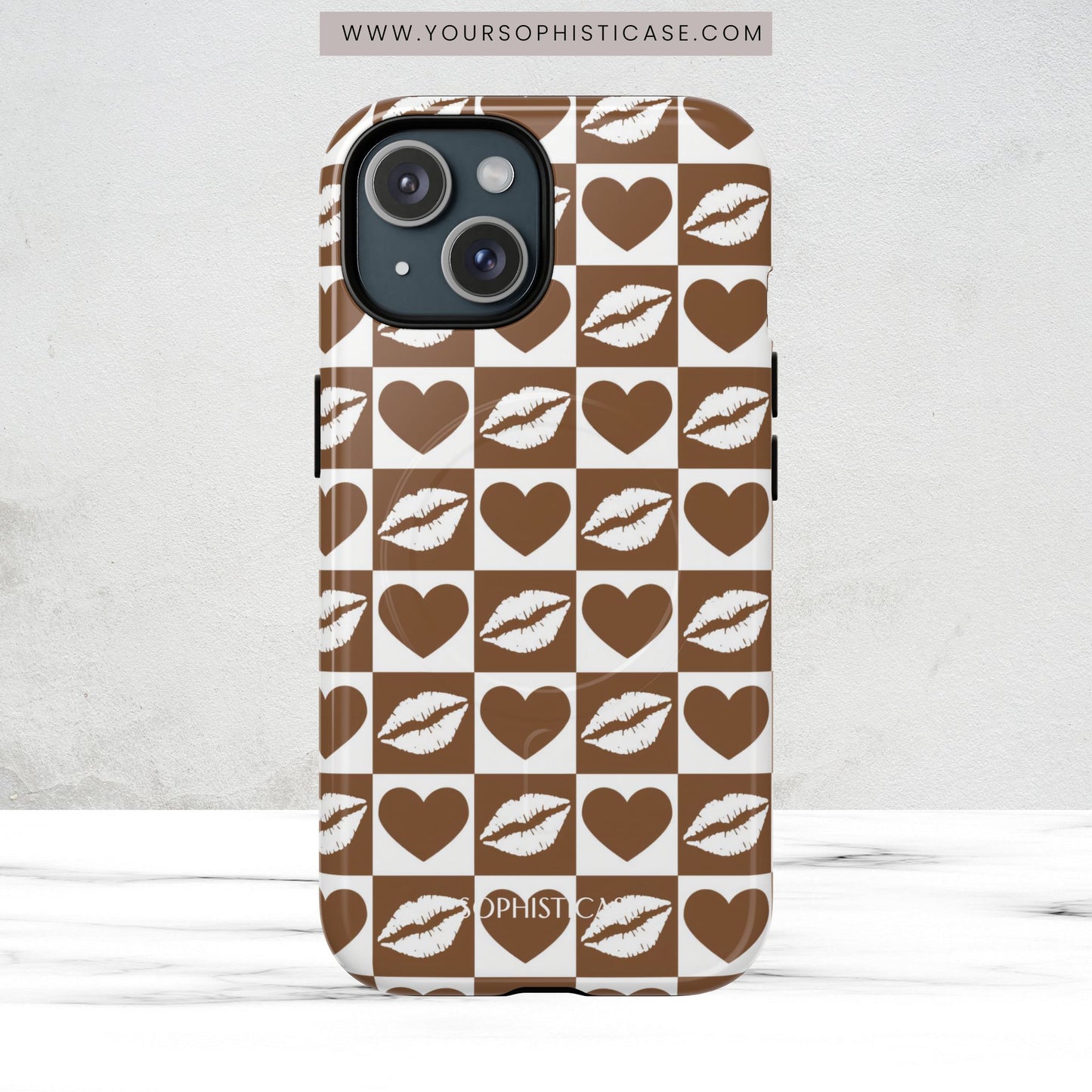 Belle Amie in Deep Brown - Magsafe Case