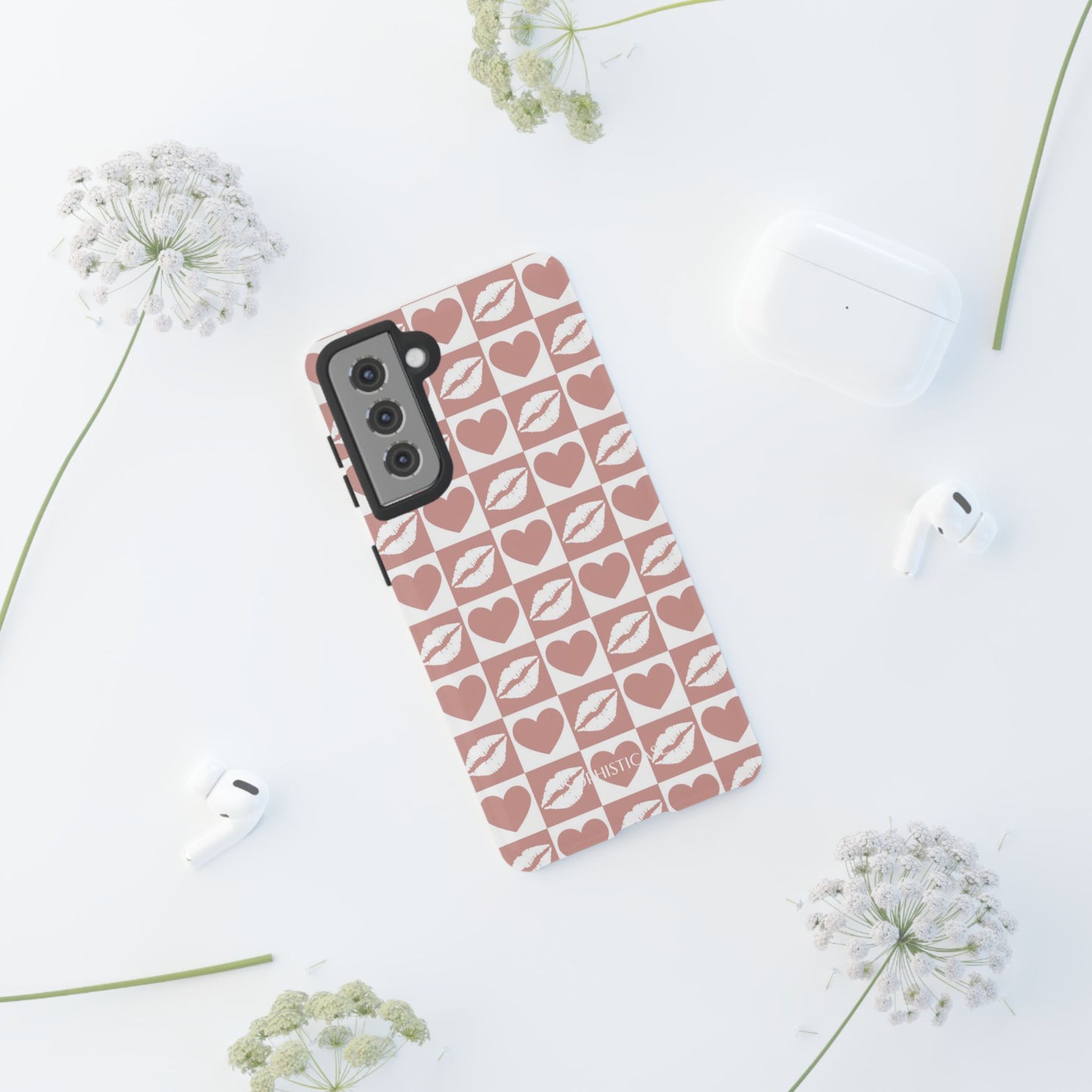 Belle Amie in Neutral Brown - Tough Phone Case