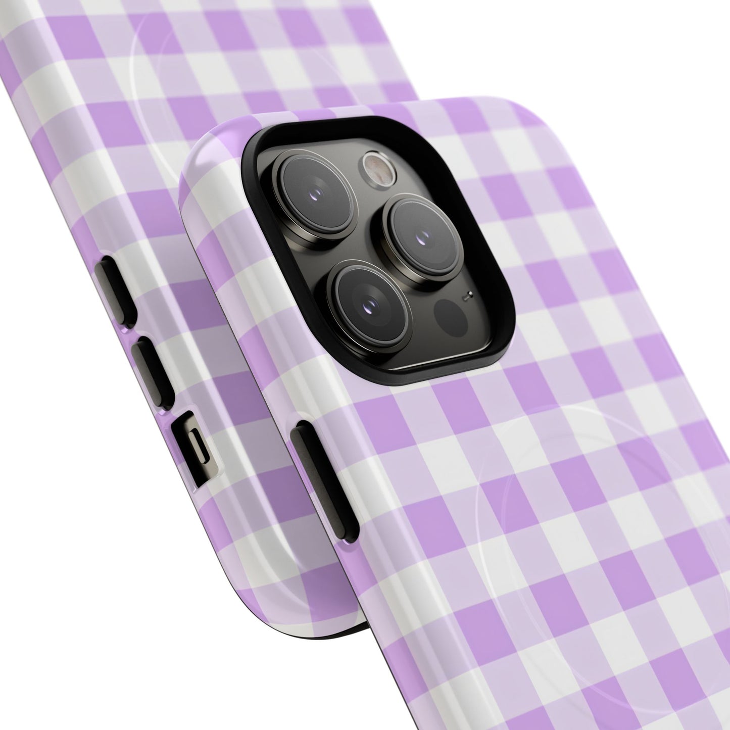 Gingham in Purple - Magsafe Case