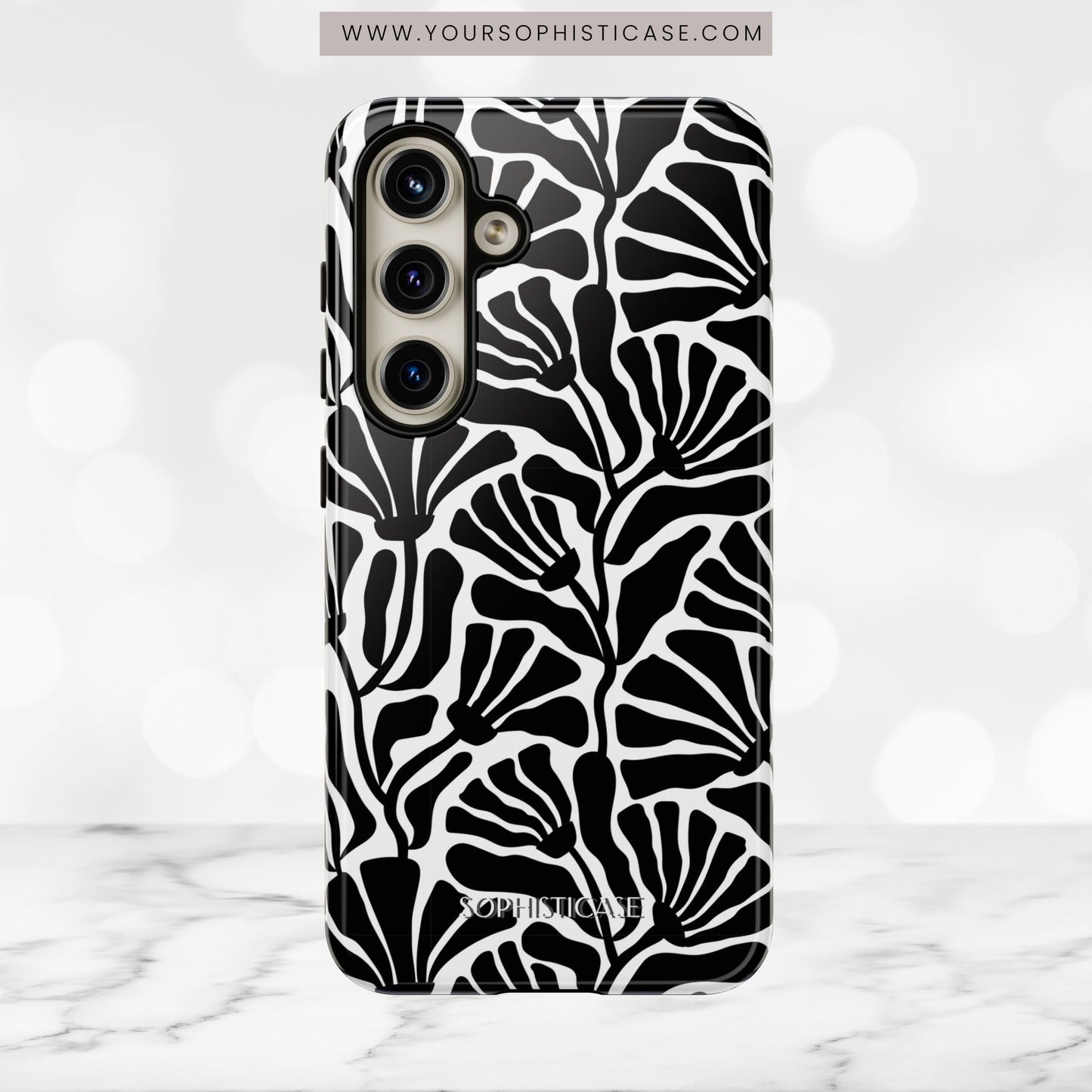 Dark Thoughts in Urban Vine - Tough Phone Case