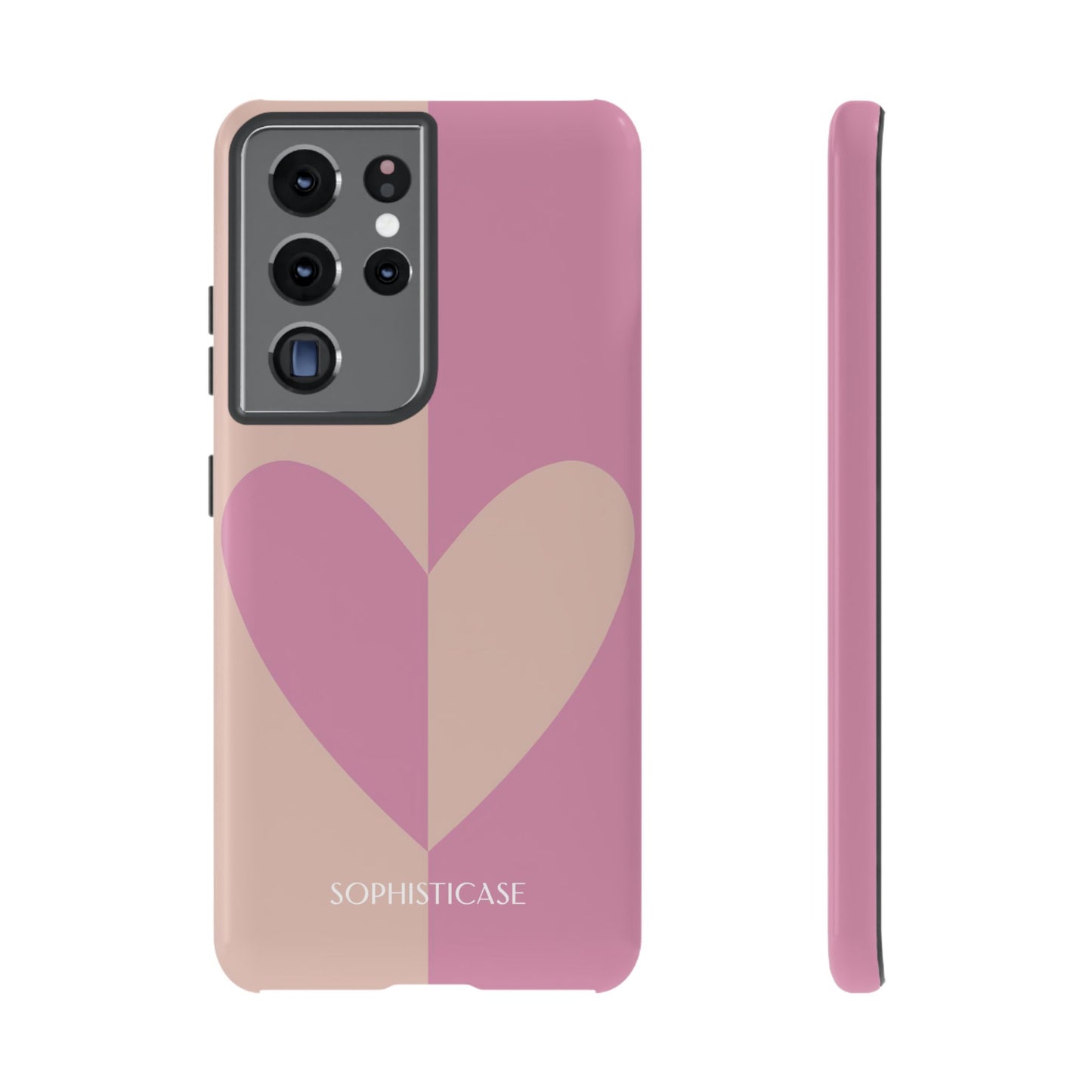 Be Mine in Pink and Brown - Tough Phone Case for Samsung Galaxy - Sophisticase
