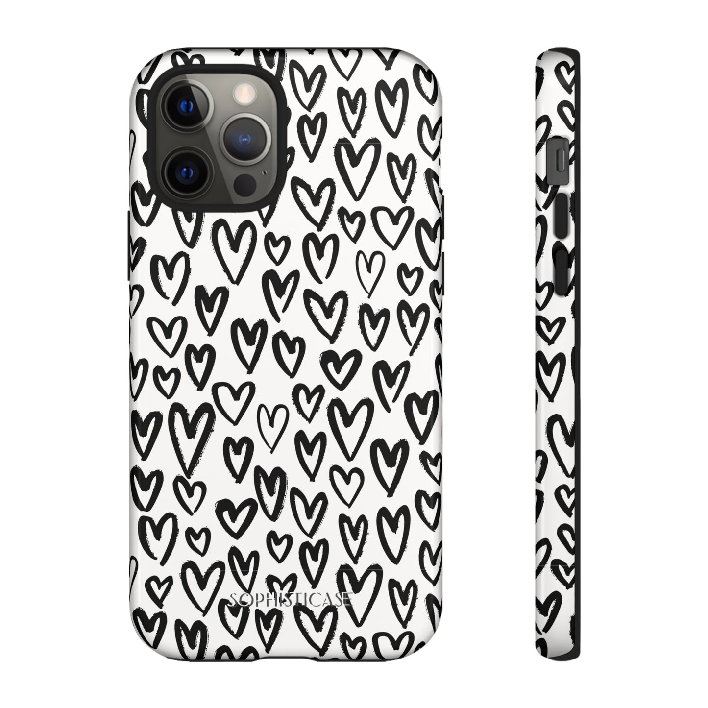 Dark Thoughts in Urban Heart - Tough Phone Case